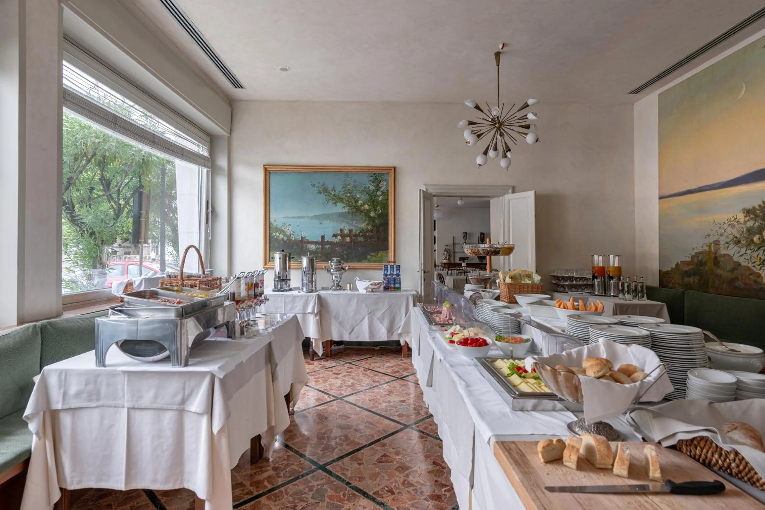 Italian breakfast in Hotel Milano