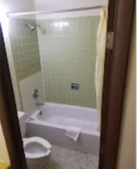 Shower in Daniel Boone Motor Inn