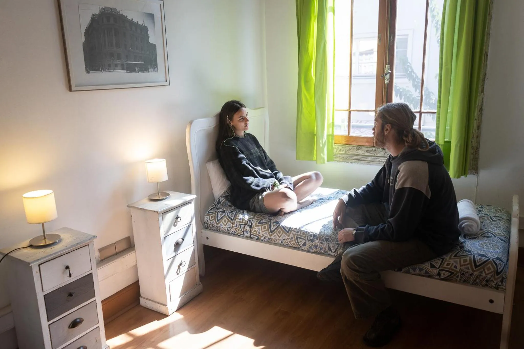 Bed in Hostal Providencia