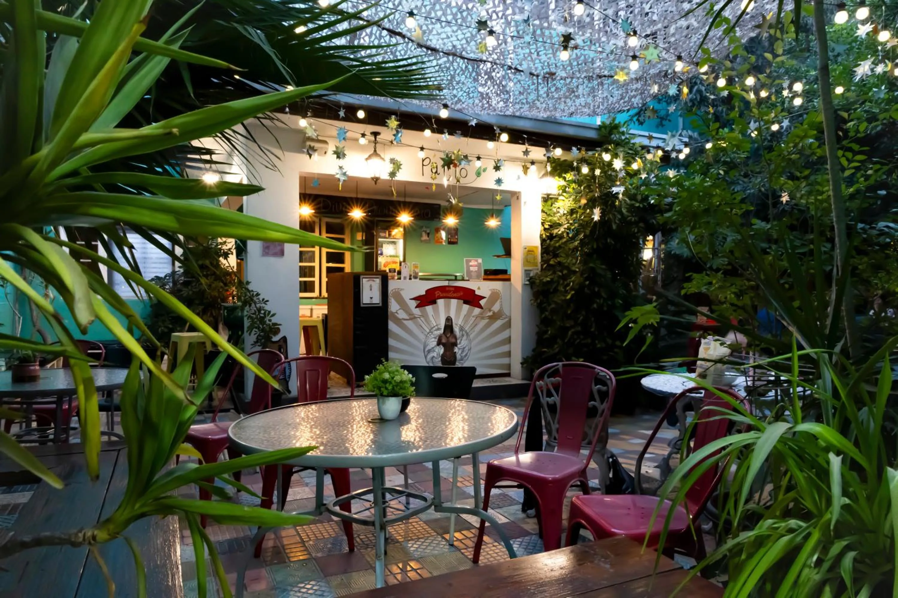 Patio in Hostal Providencia