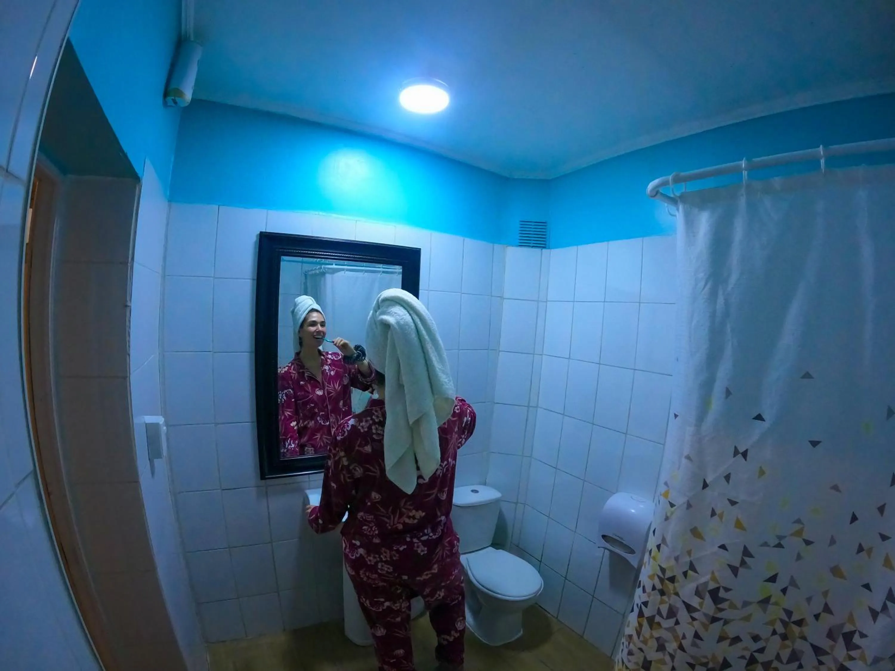 Bathroom in Hostal Providencia