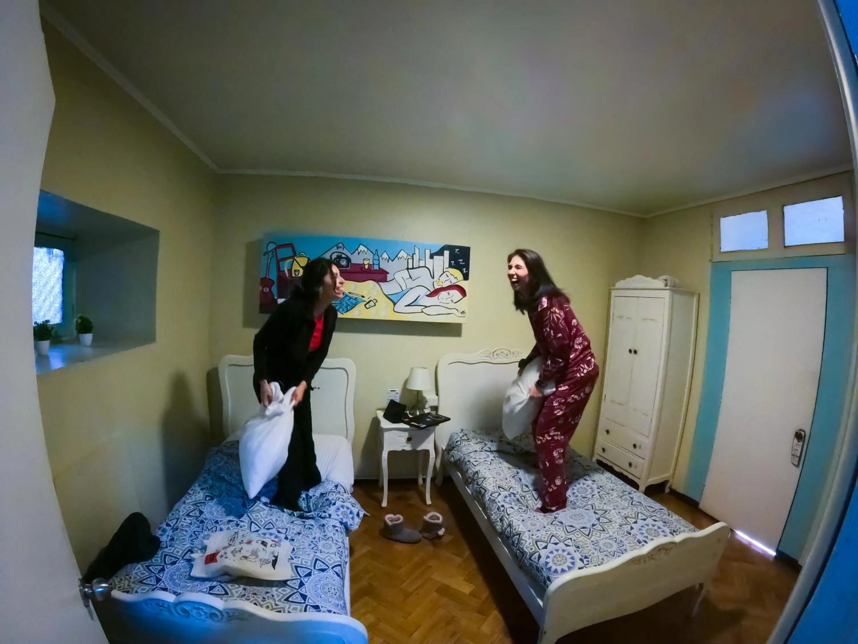 Bed in Hostal Providencia