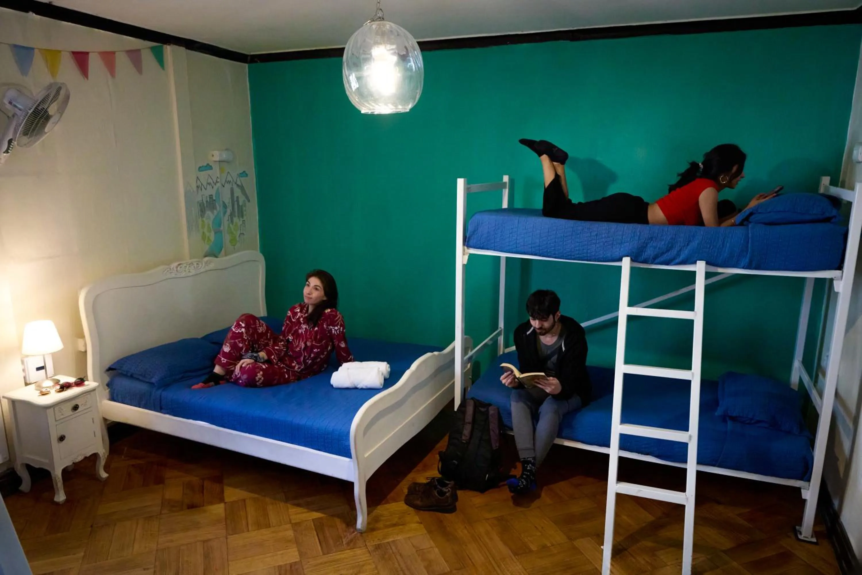 Bed in Hostal Providencia