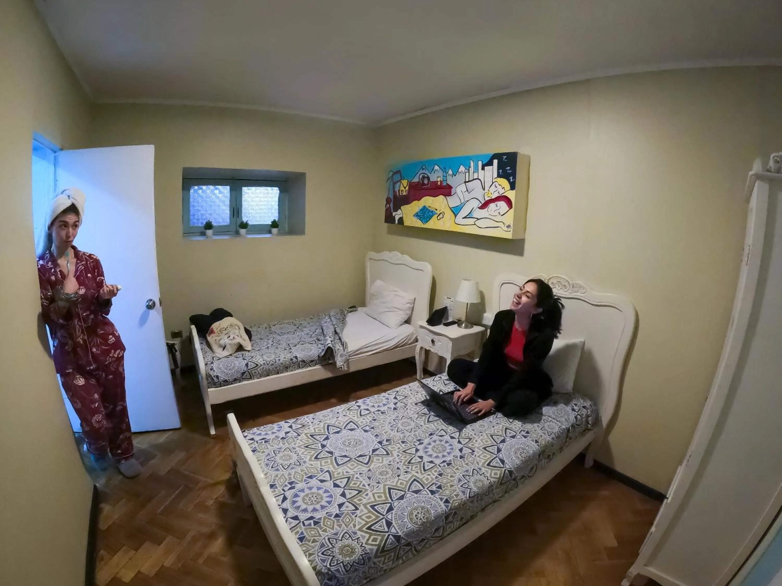 Bed in Hostal Providencia