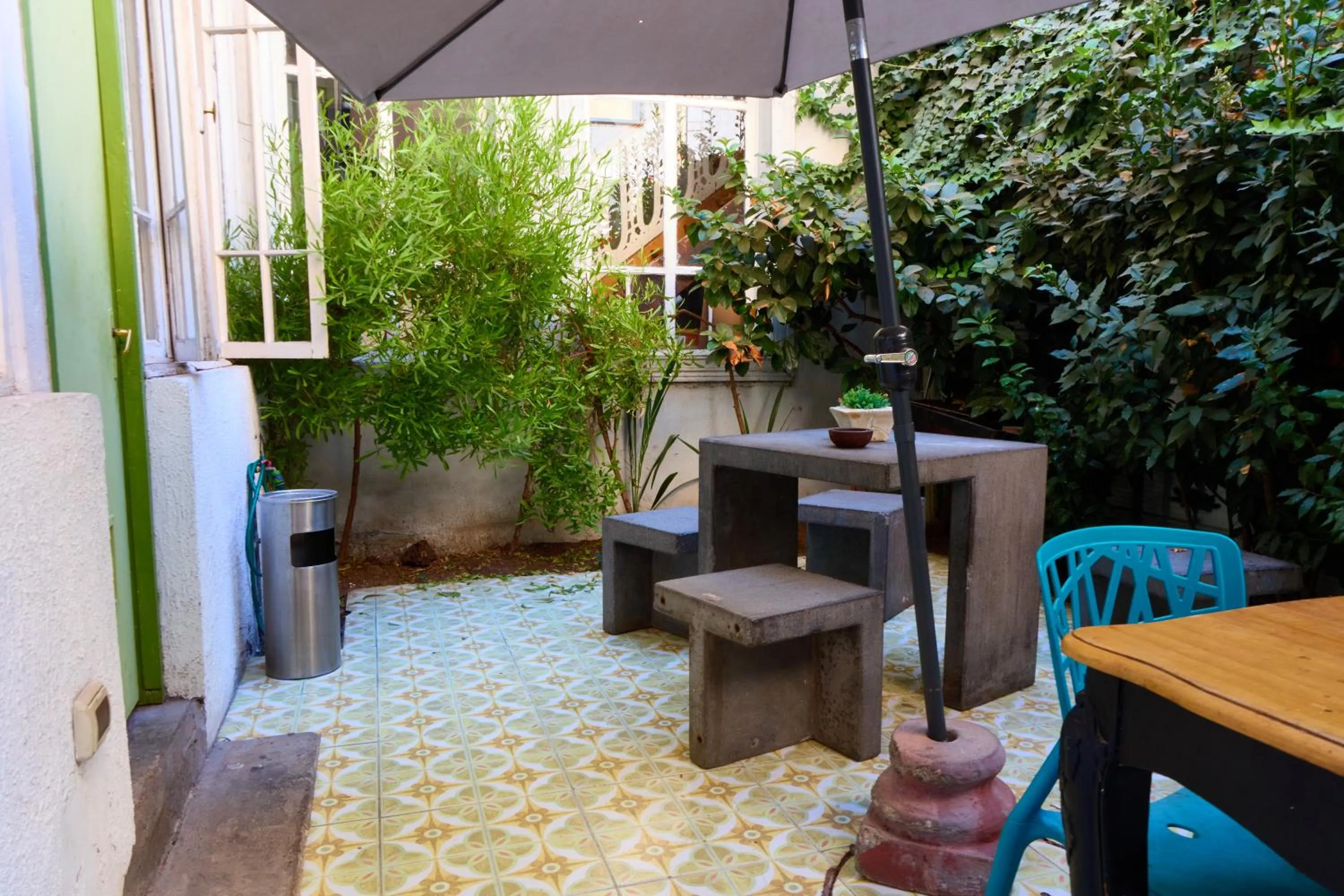 Patio in Hostal Providencia