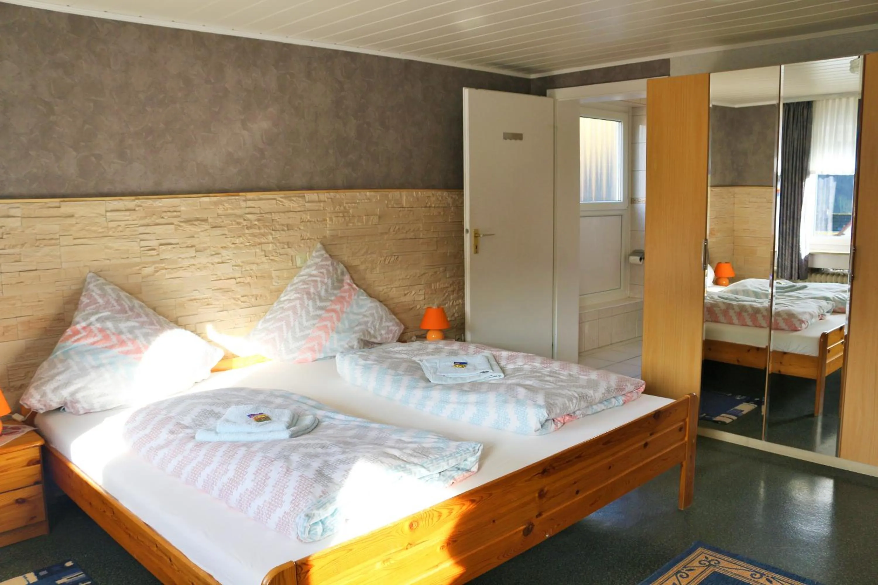 Bed in Pension Fernblick