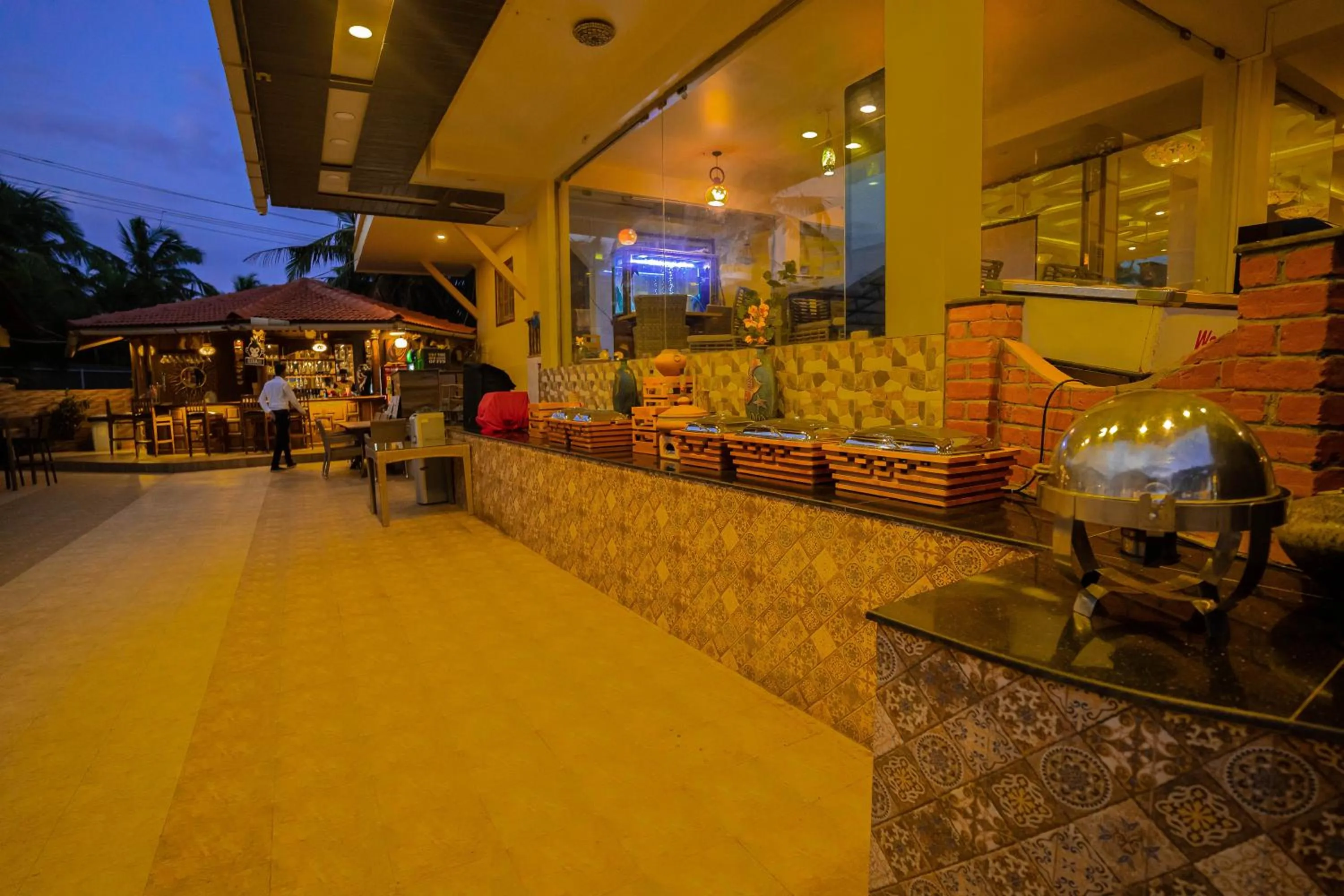 Continental breakfast in Alcove Resort Vagator