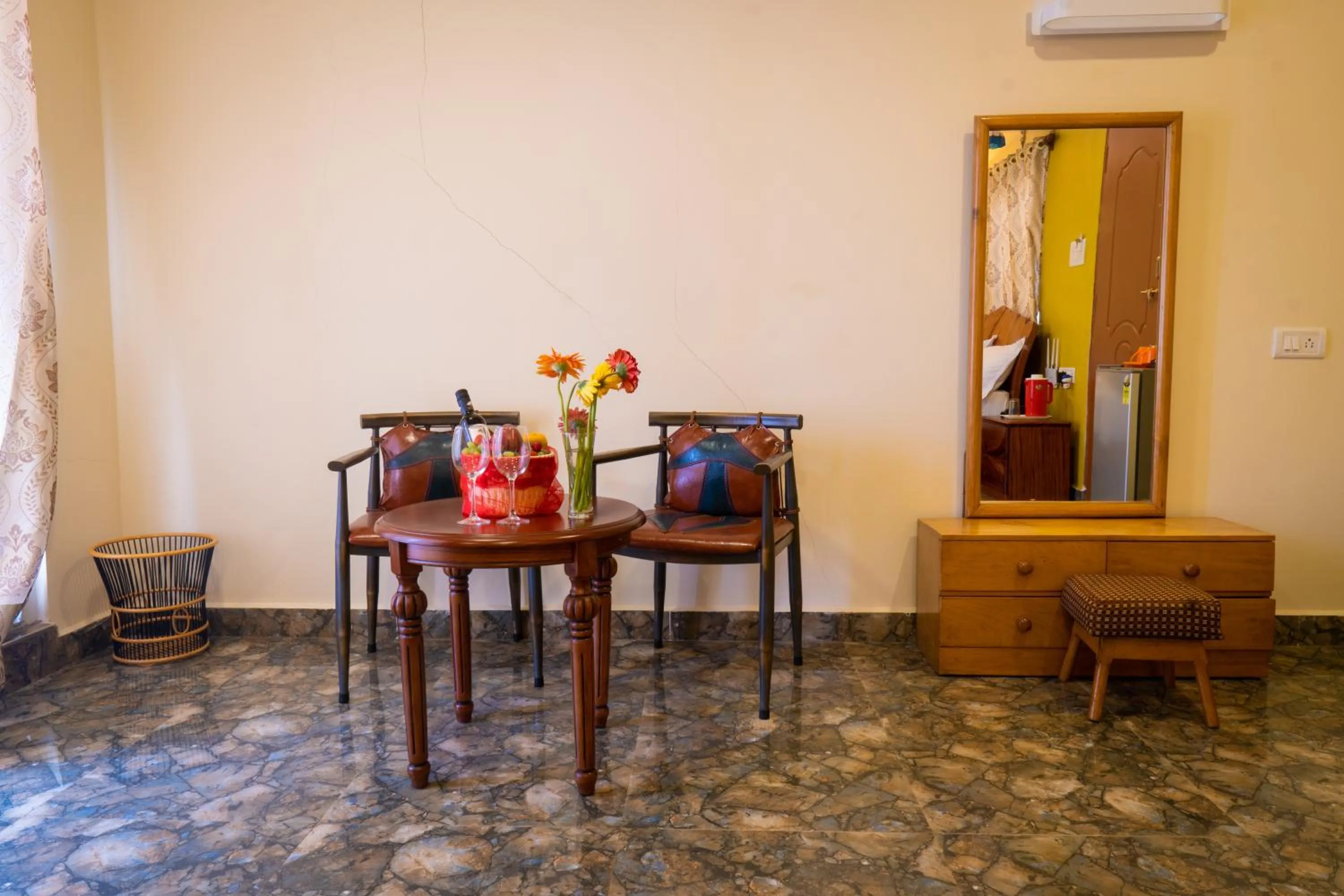 Living room in Alcove Resort Vagator