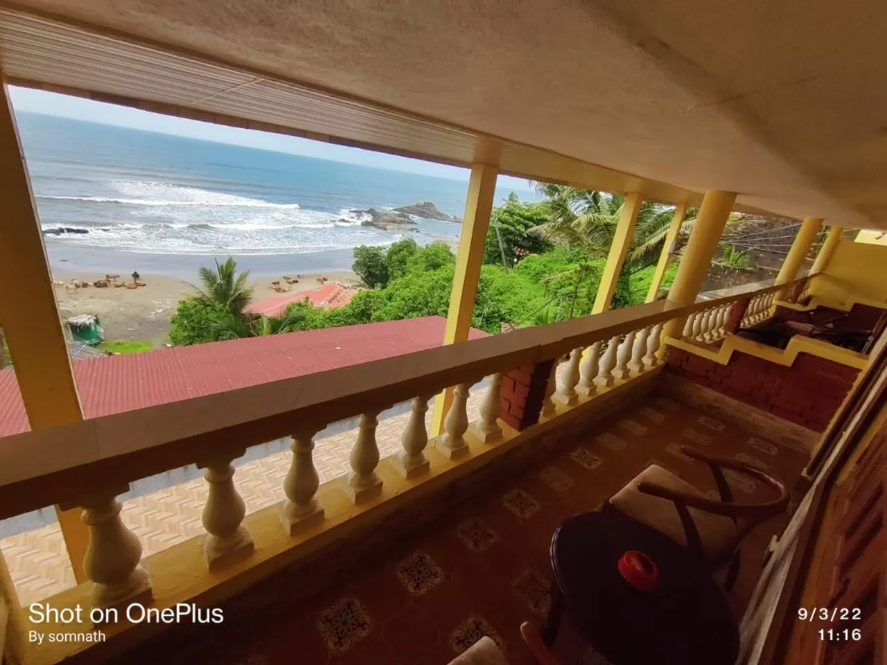 Sea view in Alcove Resort Vagator