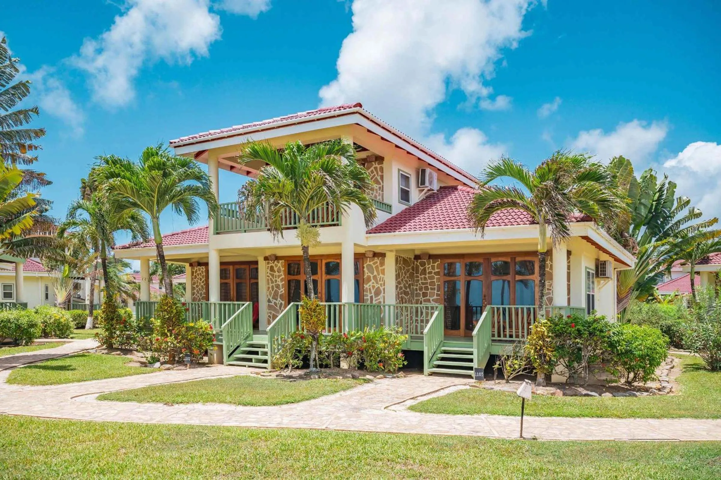 Property building in Hopkins Bay Belize a Muy'Ono Resort