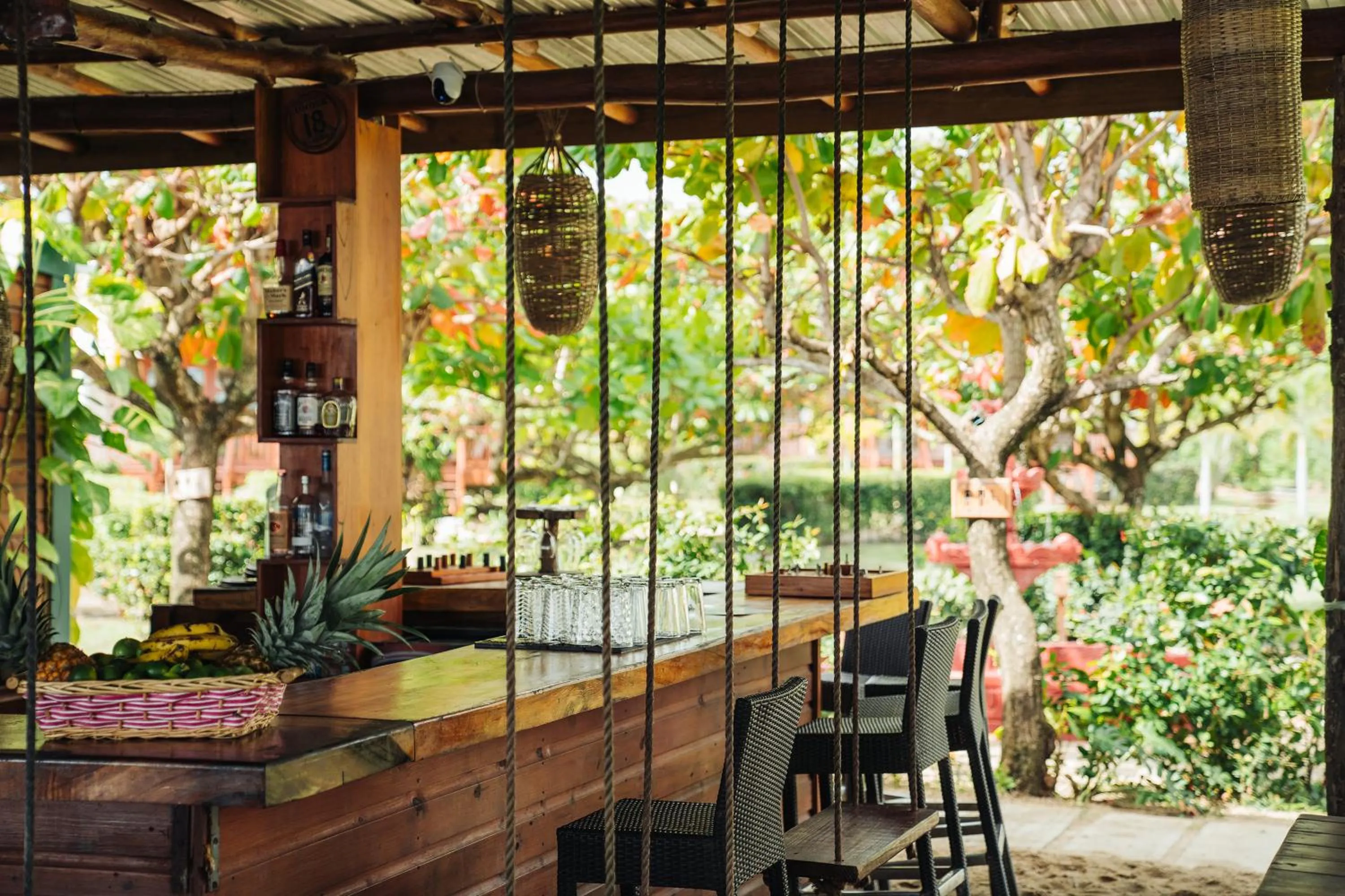 Lounge or bar in Hopkins Bay Belize a Muy'Ono Resort