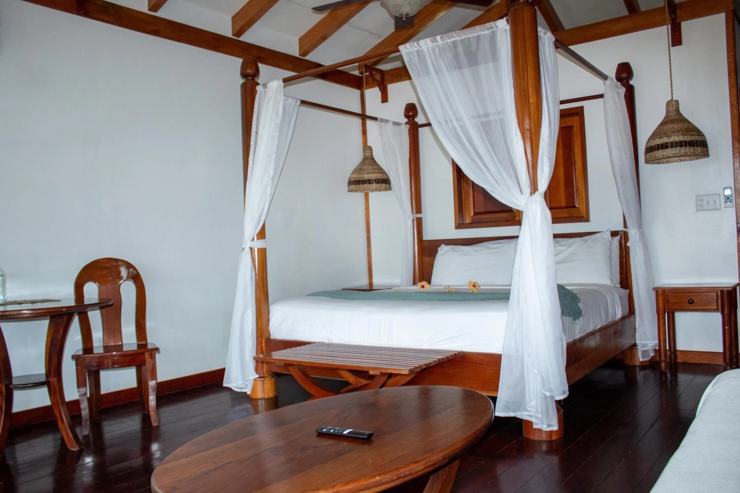 Bed in Hopkins Bay Belize a Muy'Ono Resort