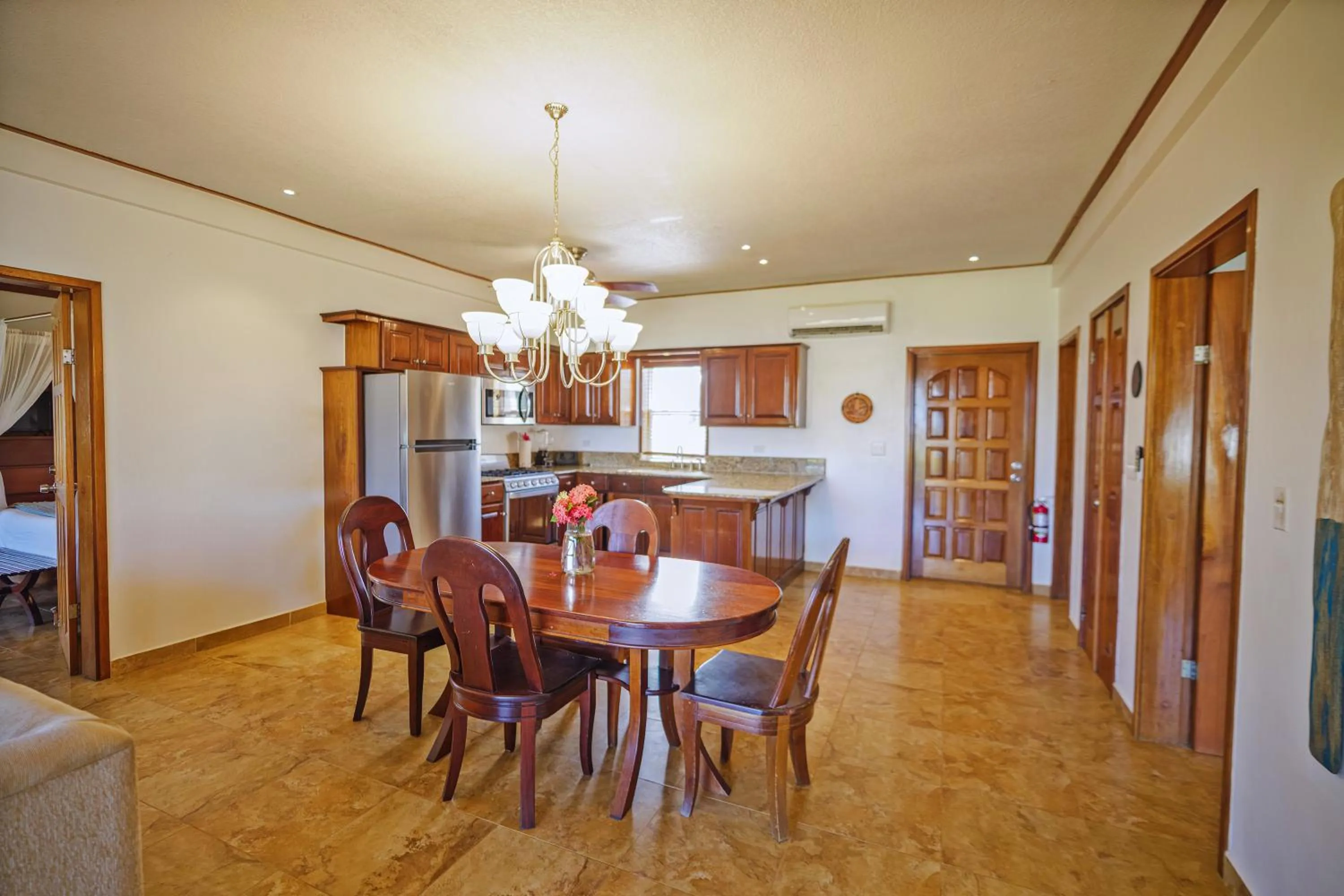 Dining area in Hopkins Bay Belize a Muy'Ono Resort