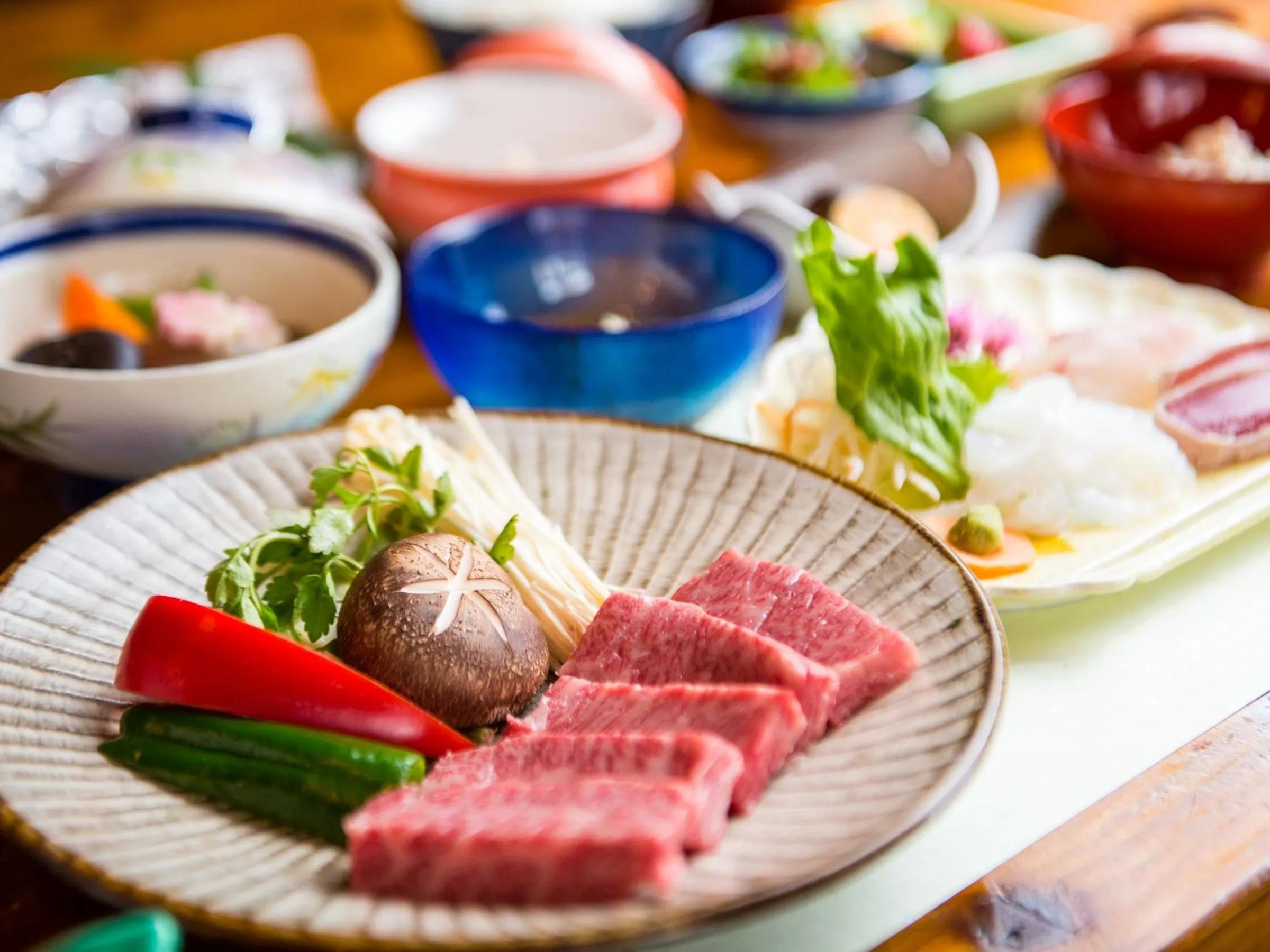 Food and drinks in Yufunoyado Kifu