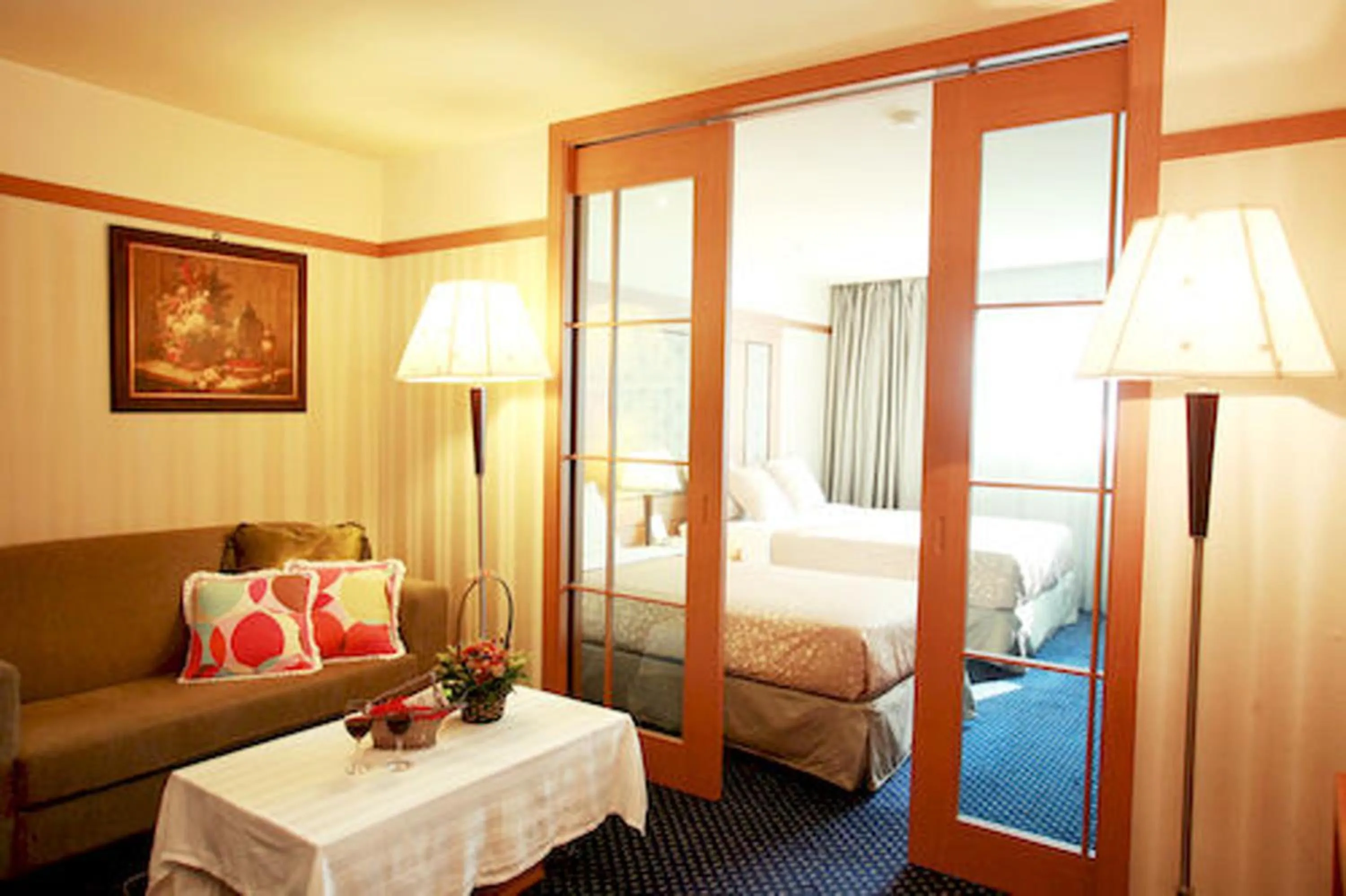 Bed in Incheon Airport Hotel Zeumes