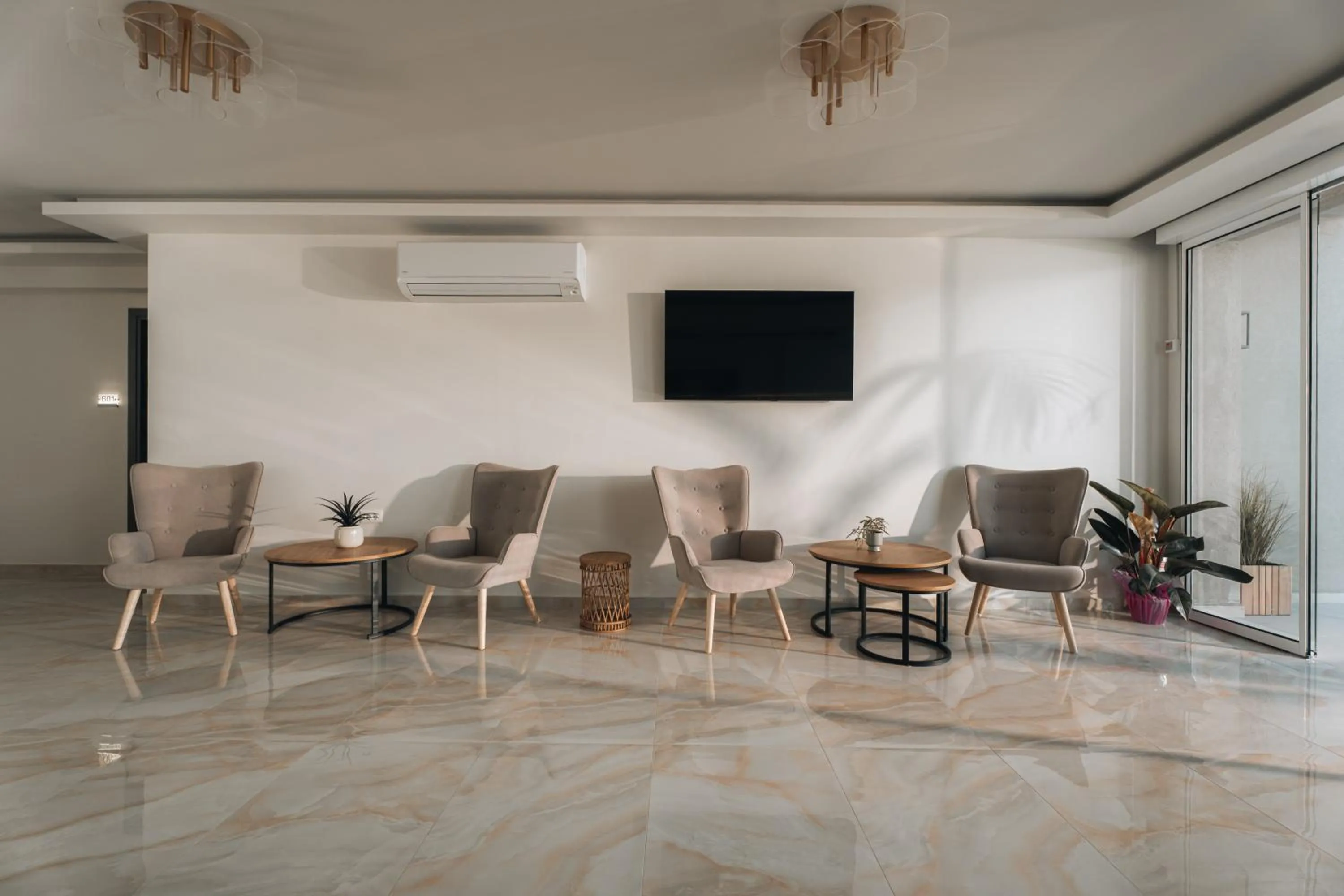 Seating area in Golden Coast Beachfront Resort