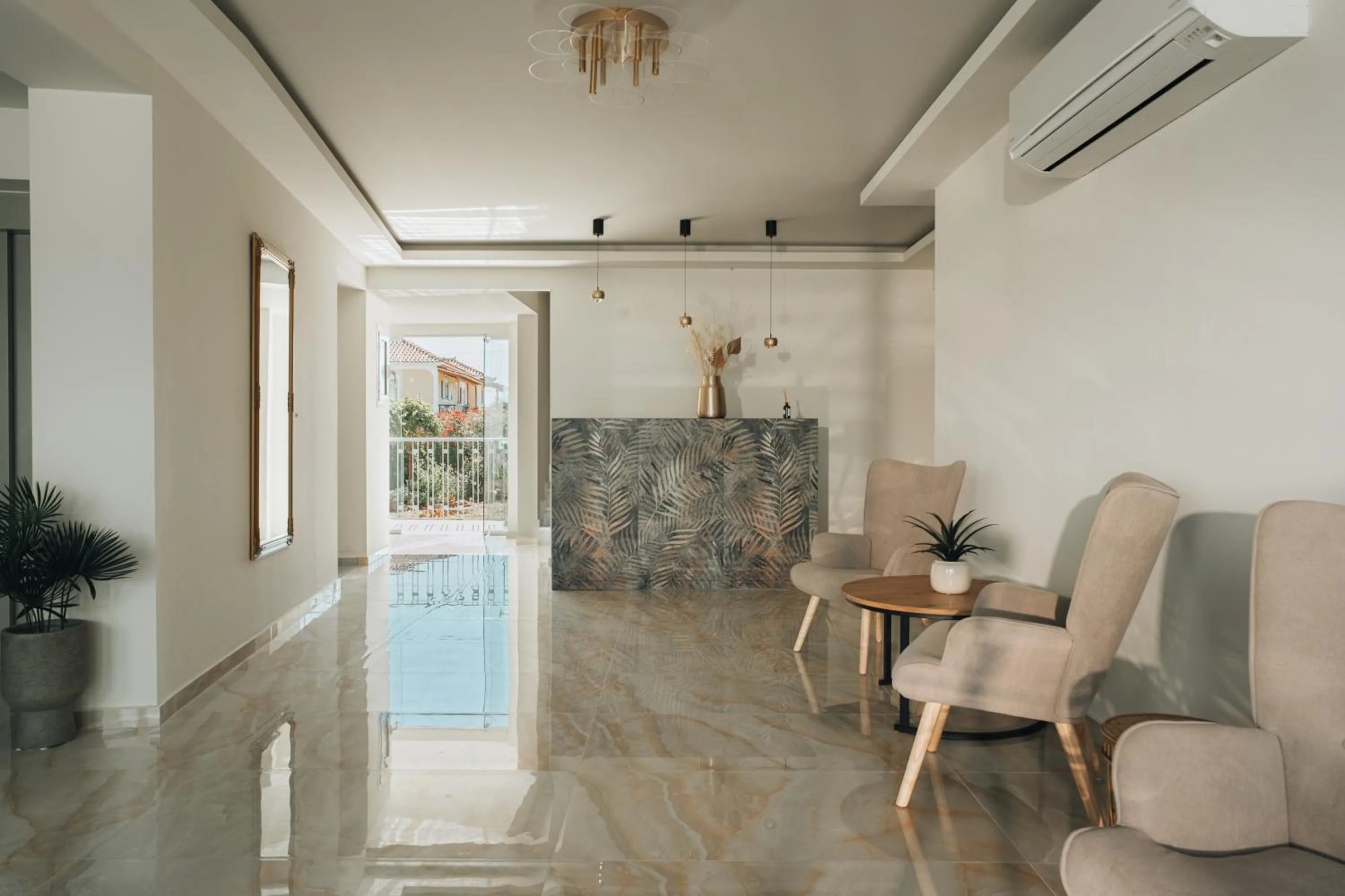 Seating area in Golden Coast Beachfront Resort