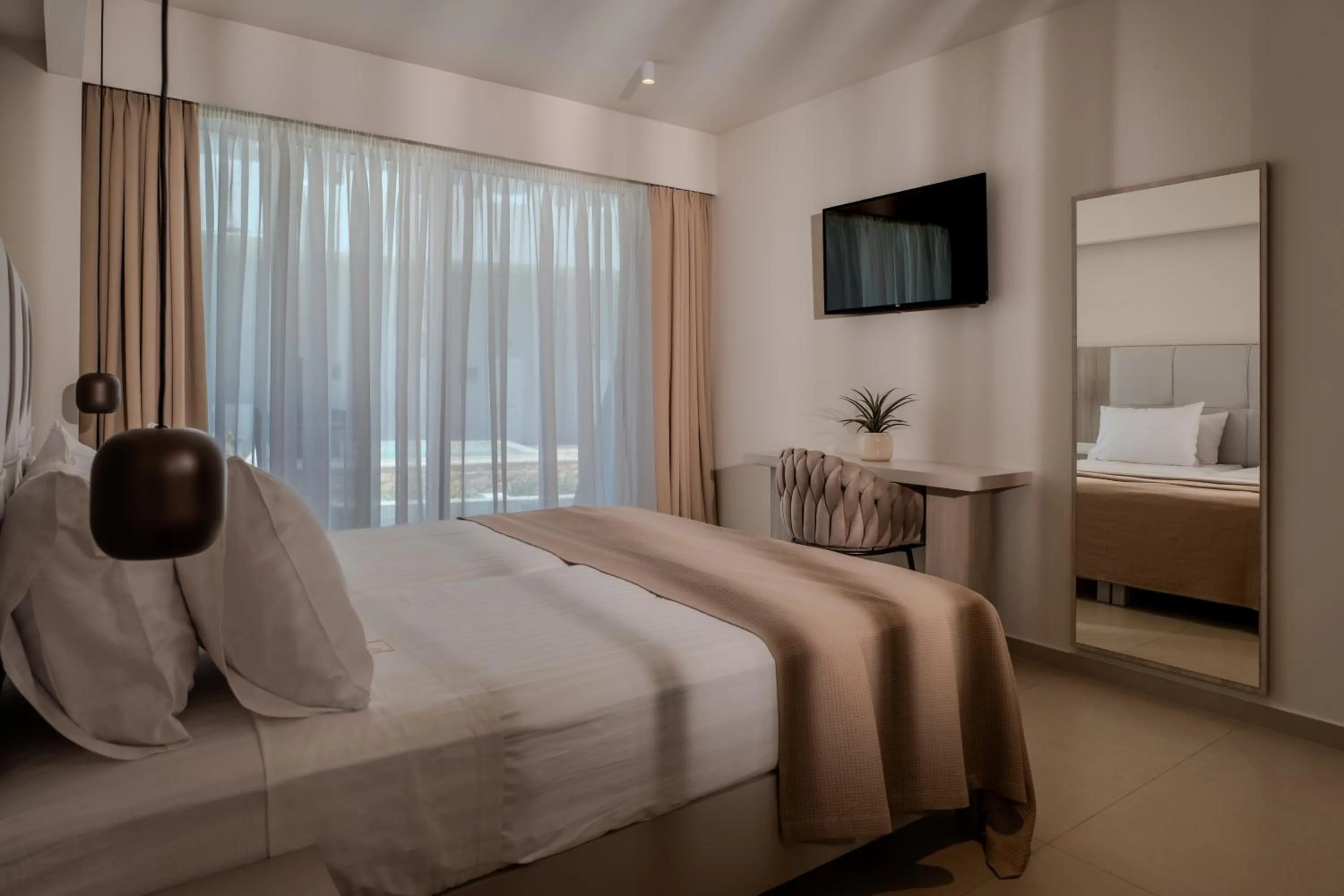 Bed in Golden Coast Beachfront Resort