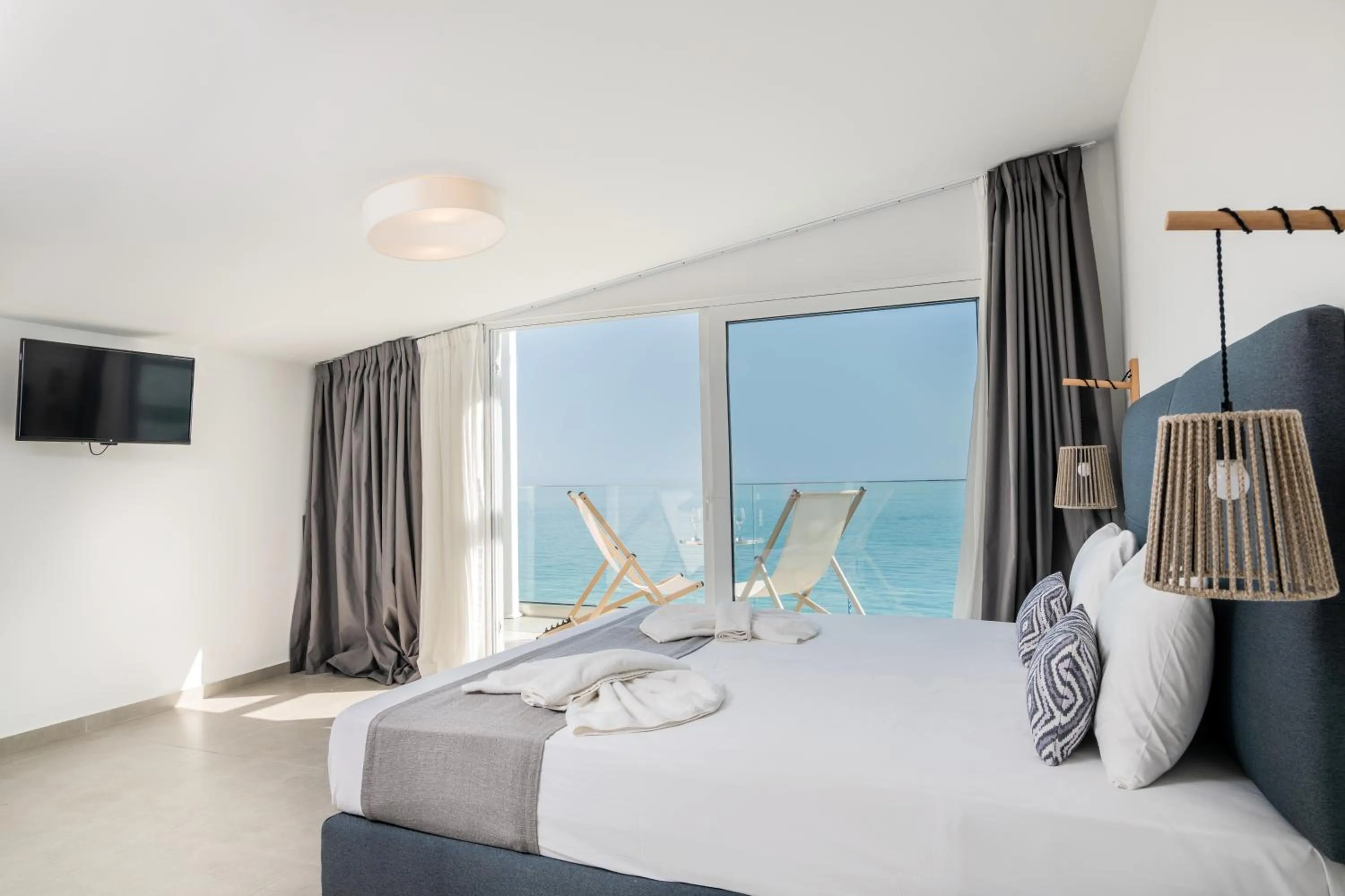 Bed in Golden Coast Beachfront Resort