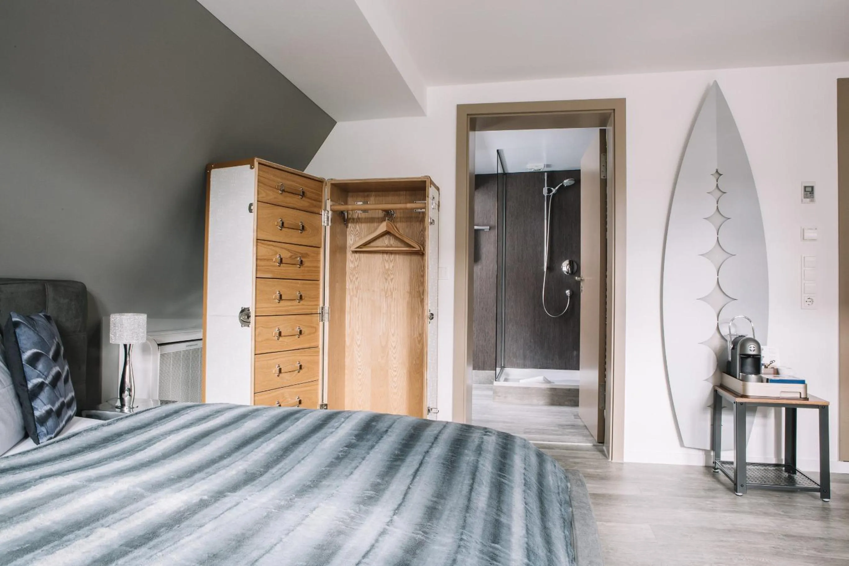 Photo of the whole room, Bed in Boutique Hotel Pfauen