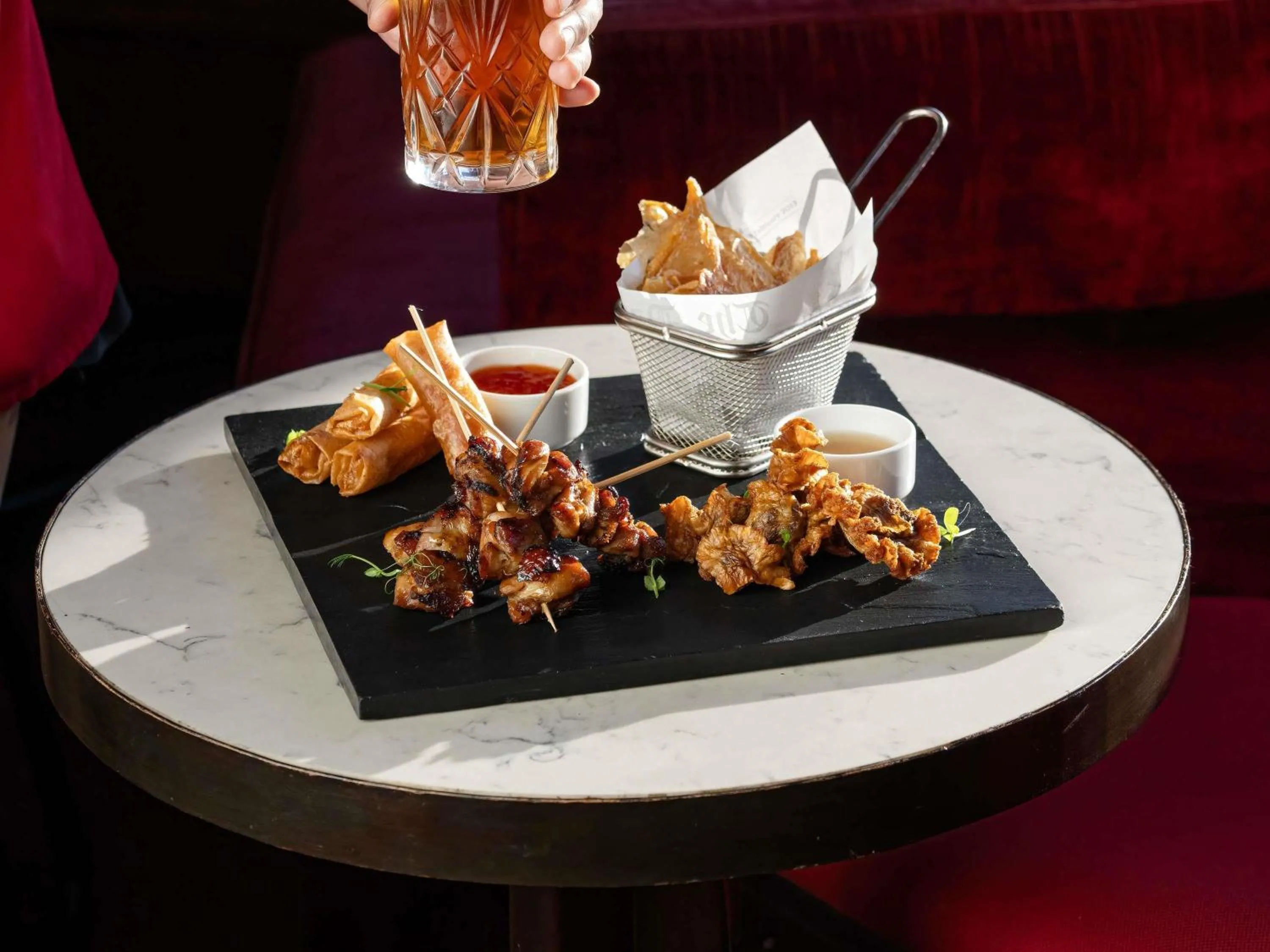 Lounge or bar in Fairmont Makati