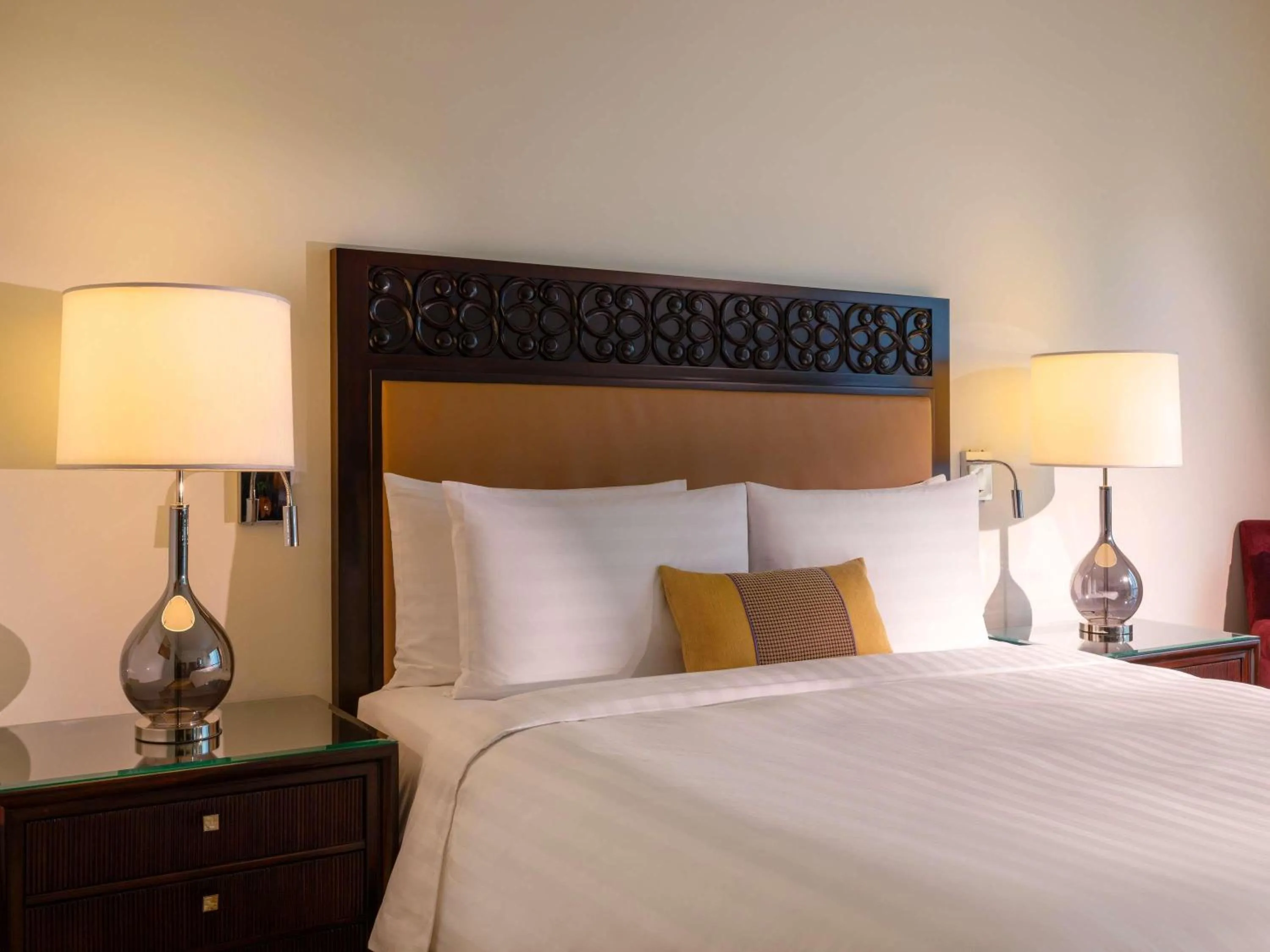 Bedroom, Bed in Fairmont Makati