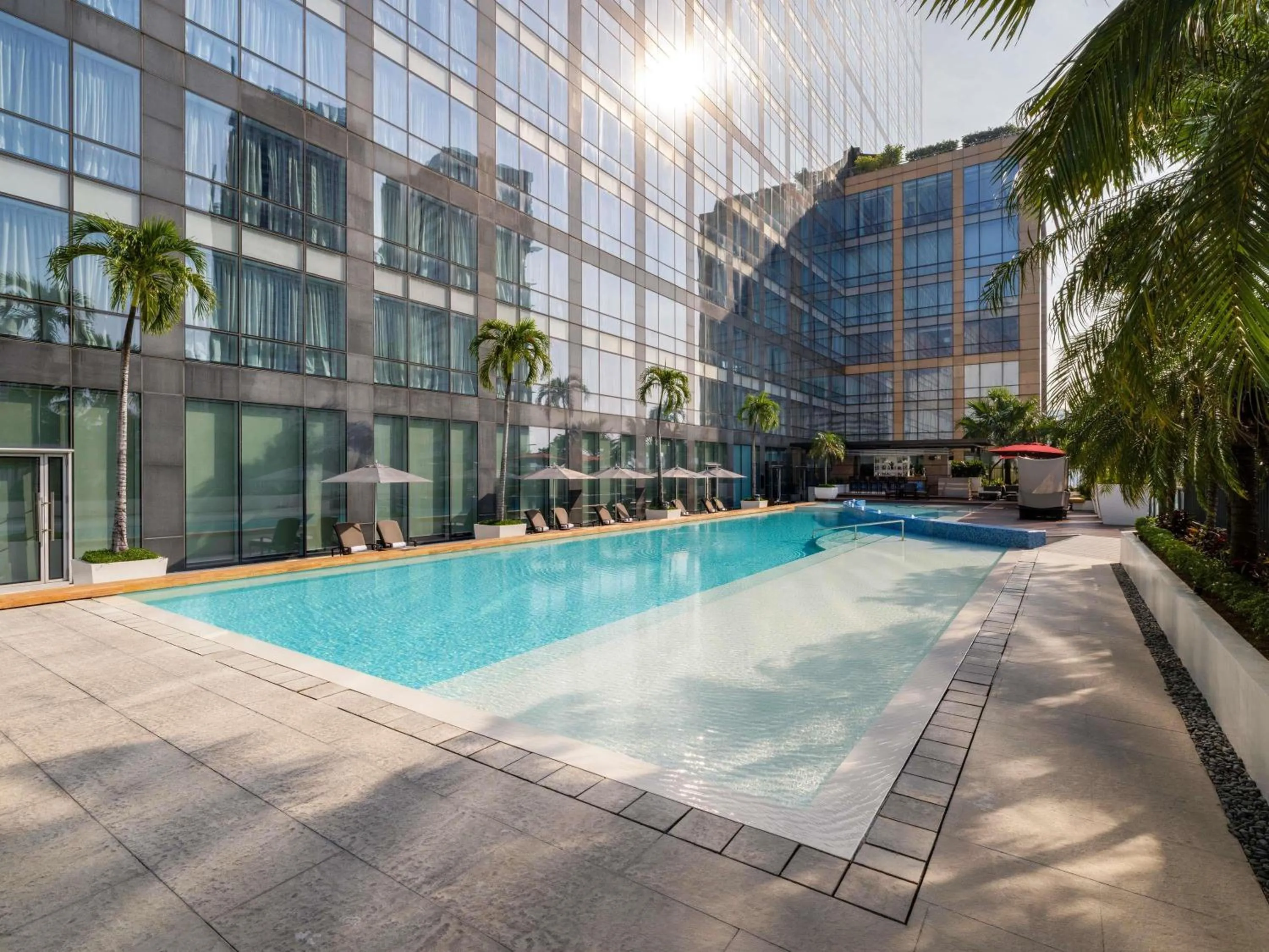 Bedroom in Fairmont Makati