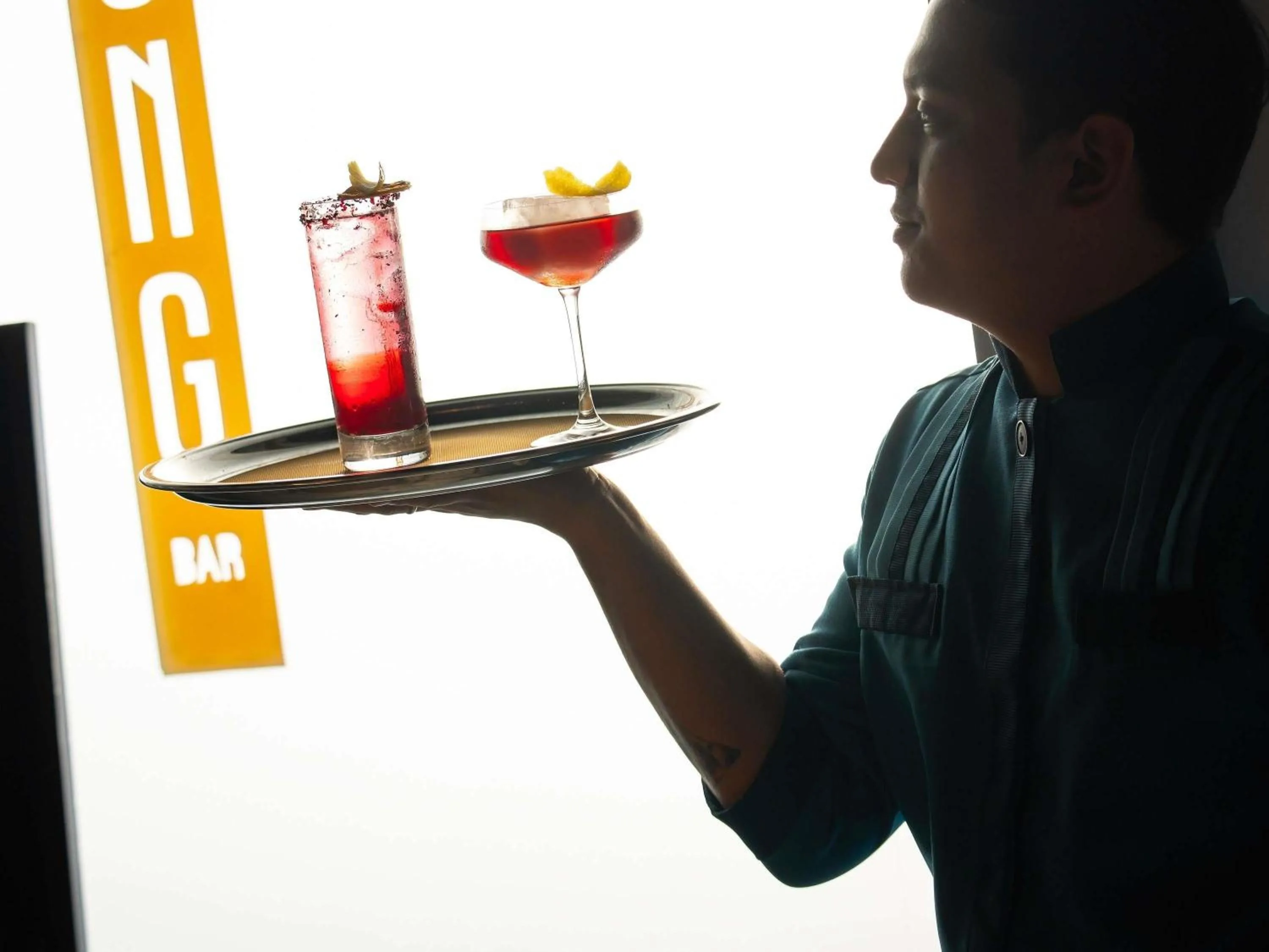 Lounge or bar in Fairmont Makati