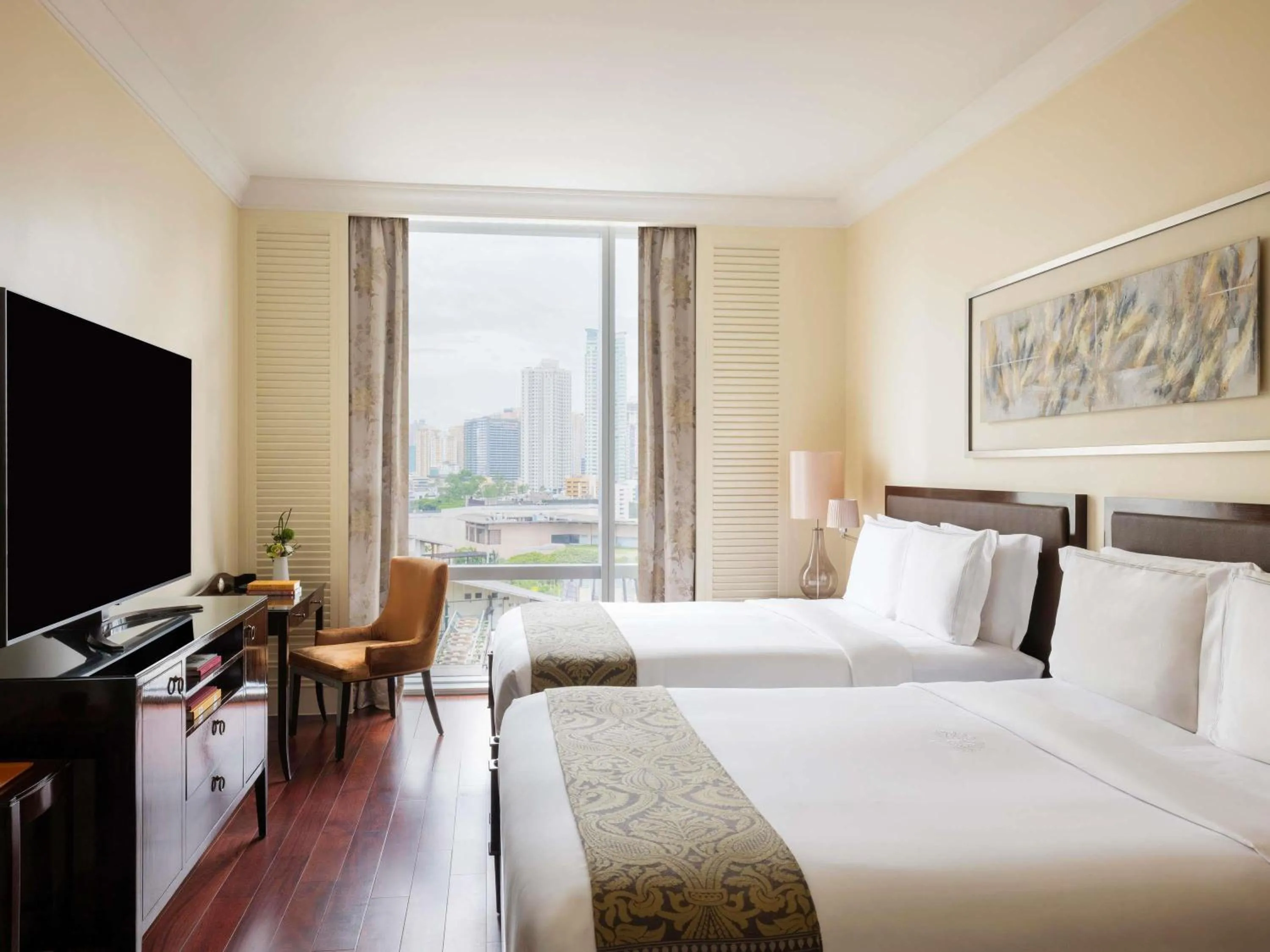 Bedroom, Bed in Raffles Makati