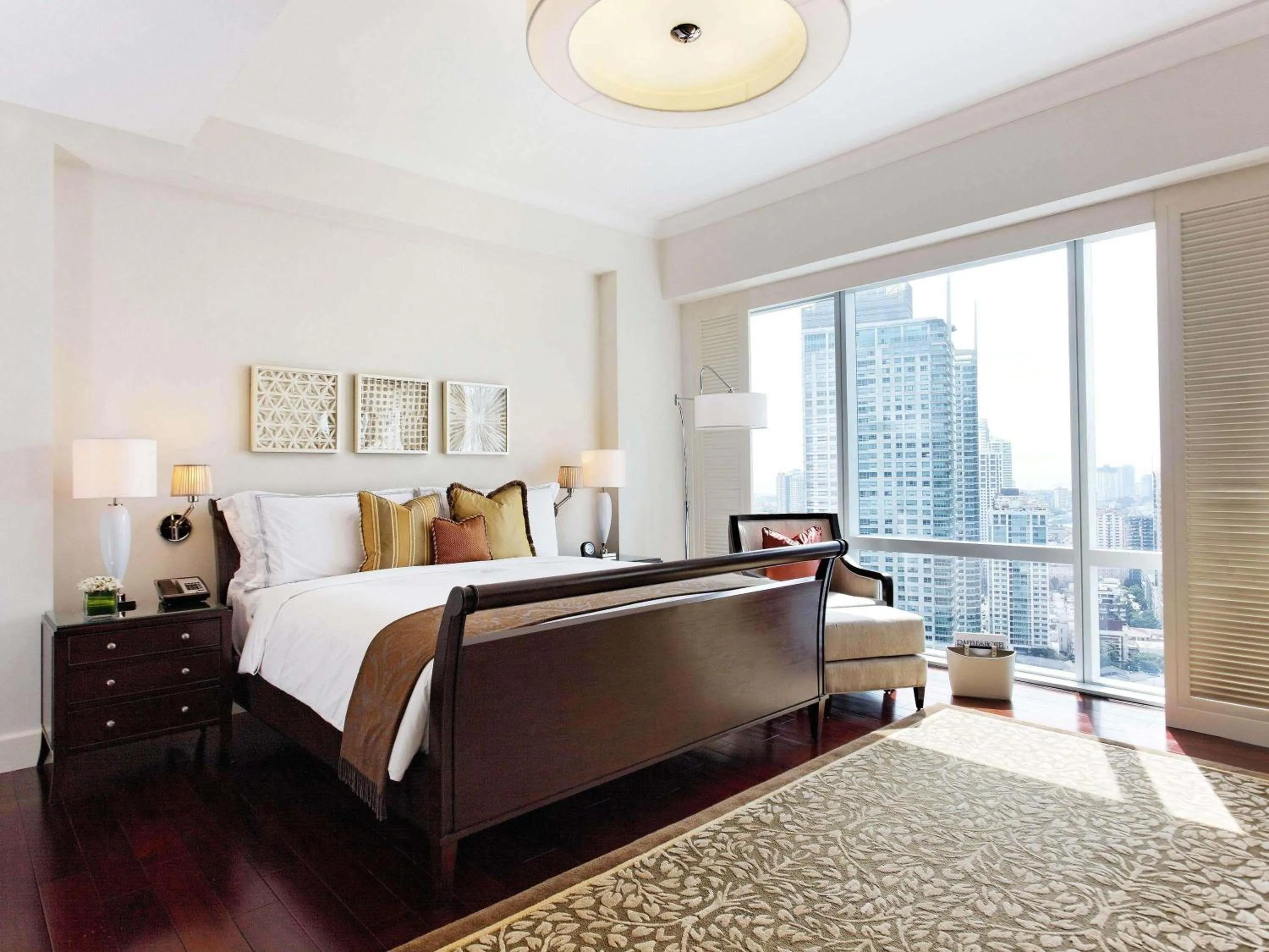 Bedroom, Bed in Raffles Makati
