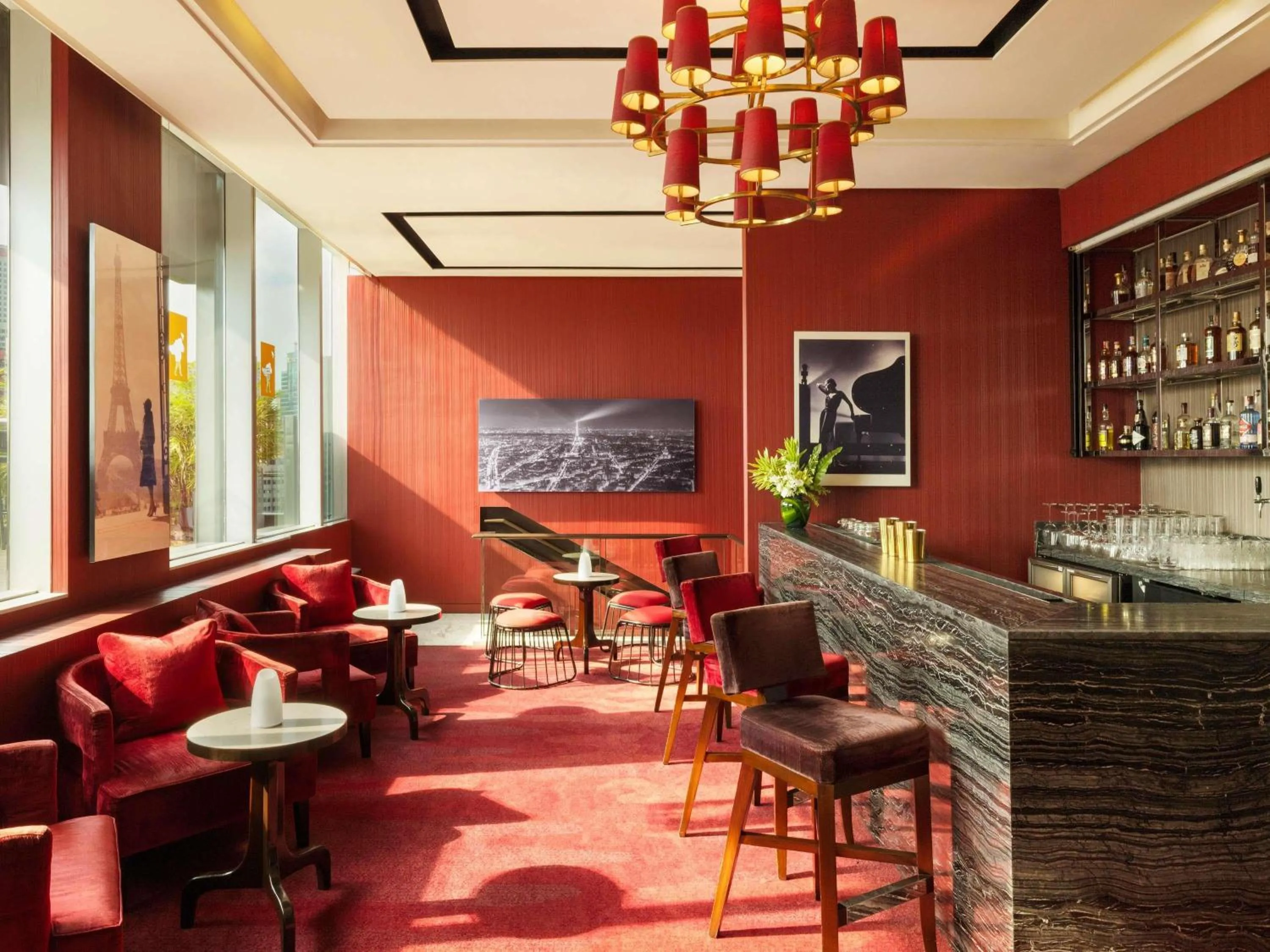 Lounge or bar in Raffles Makati