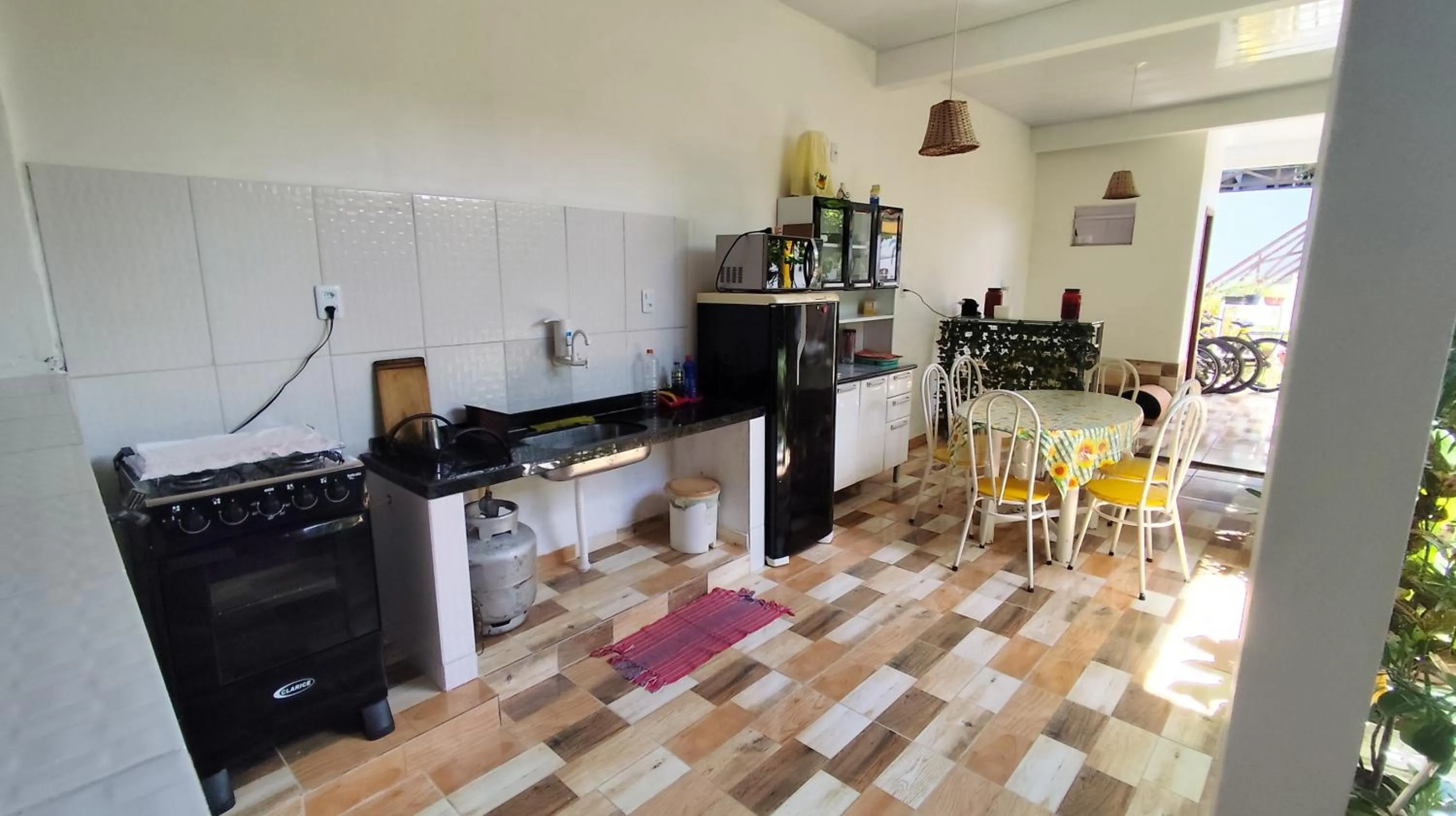 kitchen in Pousada Solar Encanto do Marajó