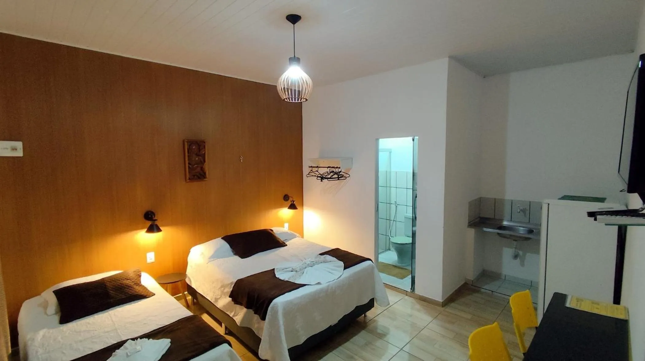 Bed in Pousada Solar Encanto do Marajó