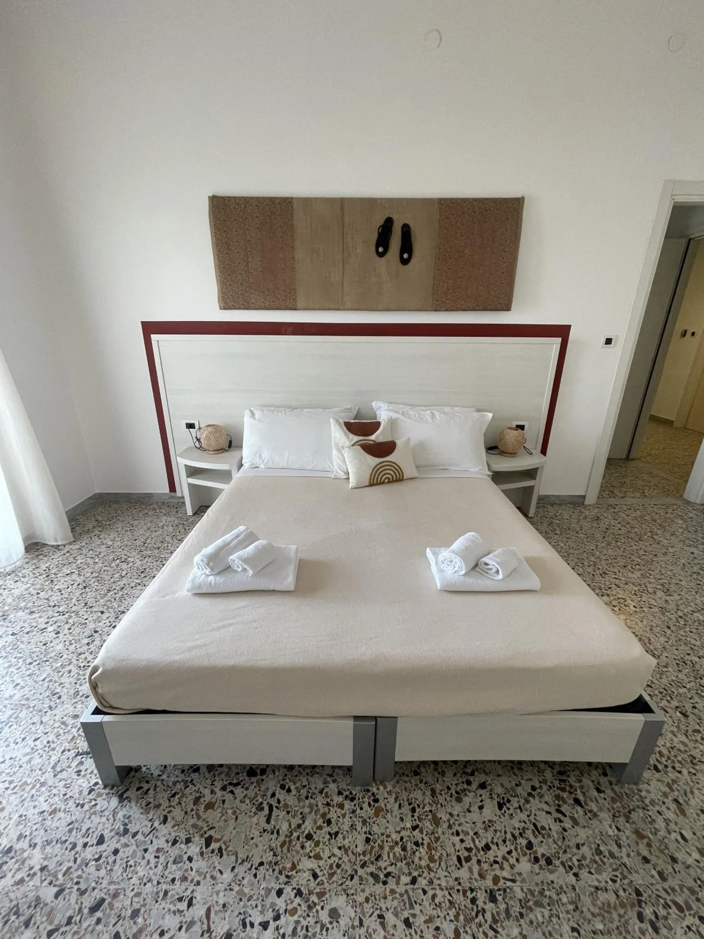 Bed in Hotel Maluentu