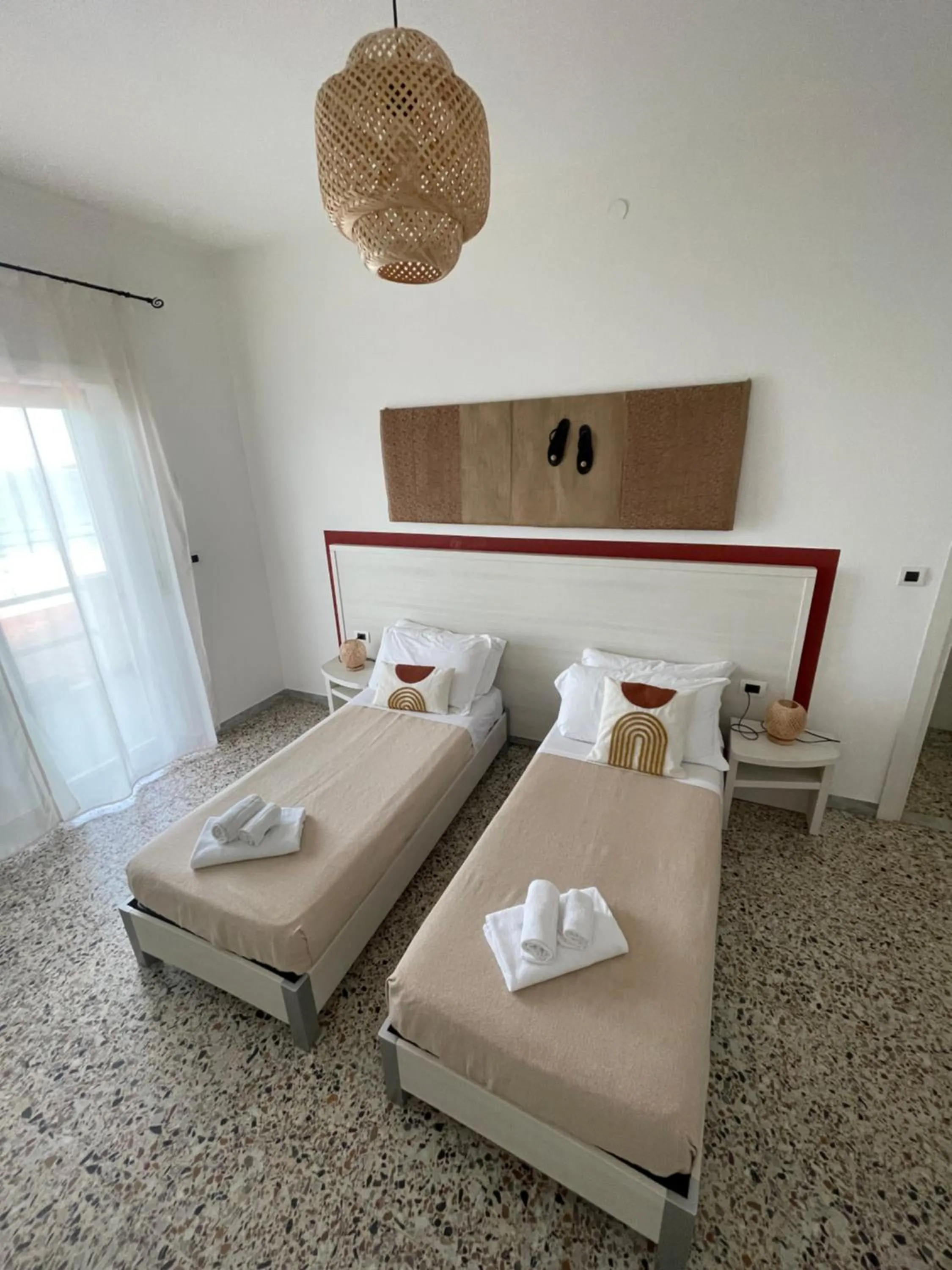 Bed in Hotel Maluentu