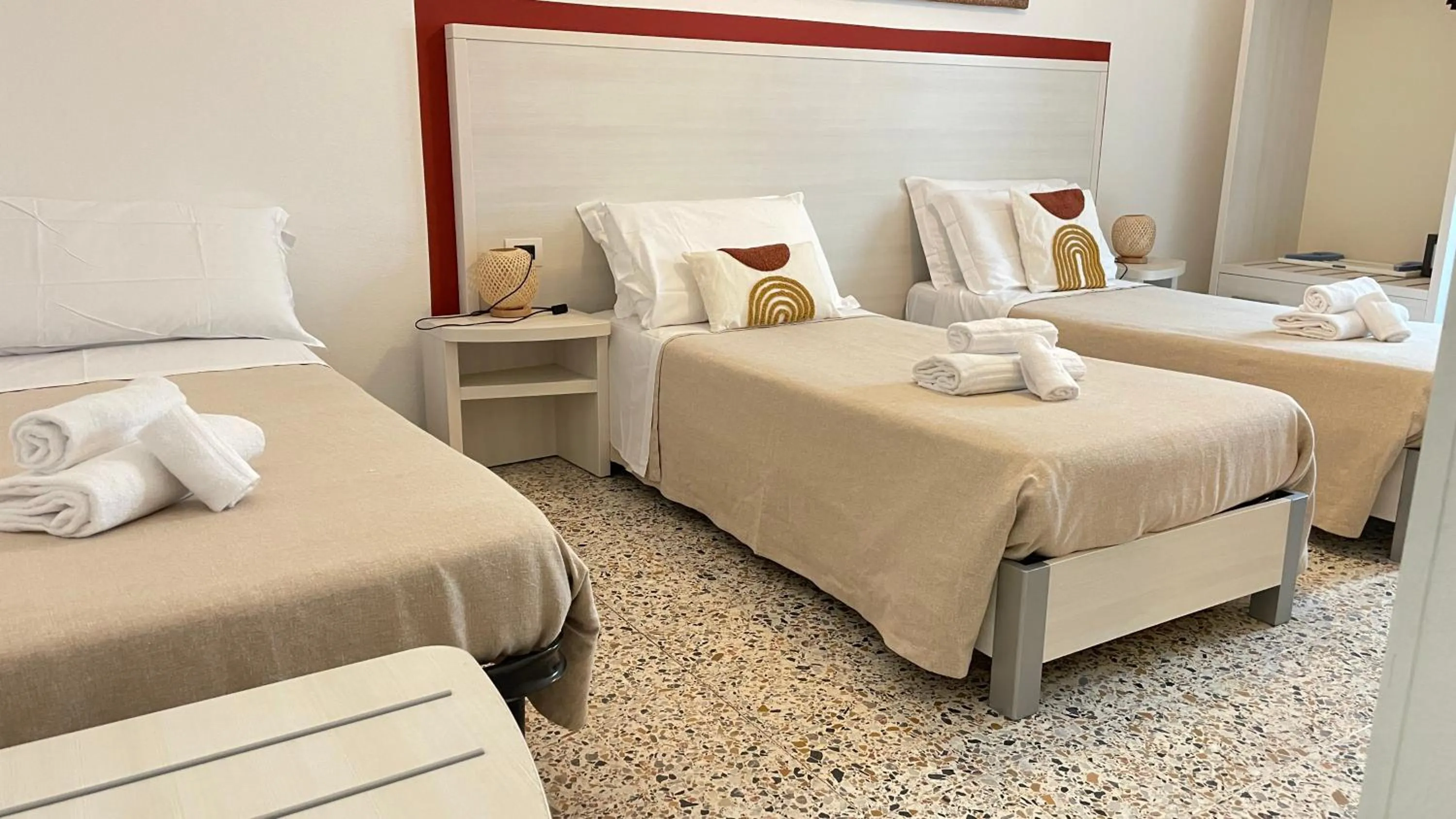 Bed in Hotel Maluentu