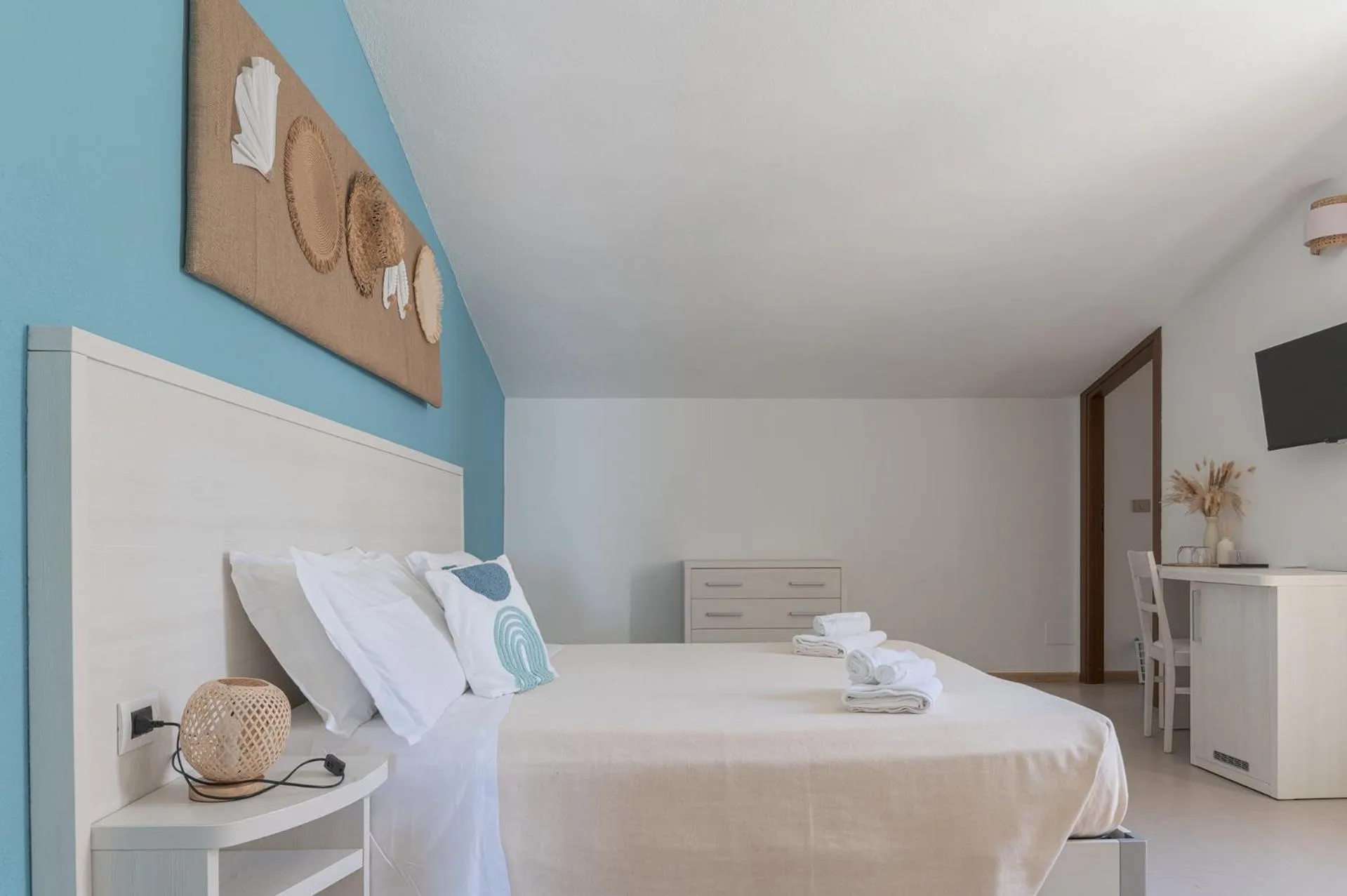 Bed in Hotel Maluentu