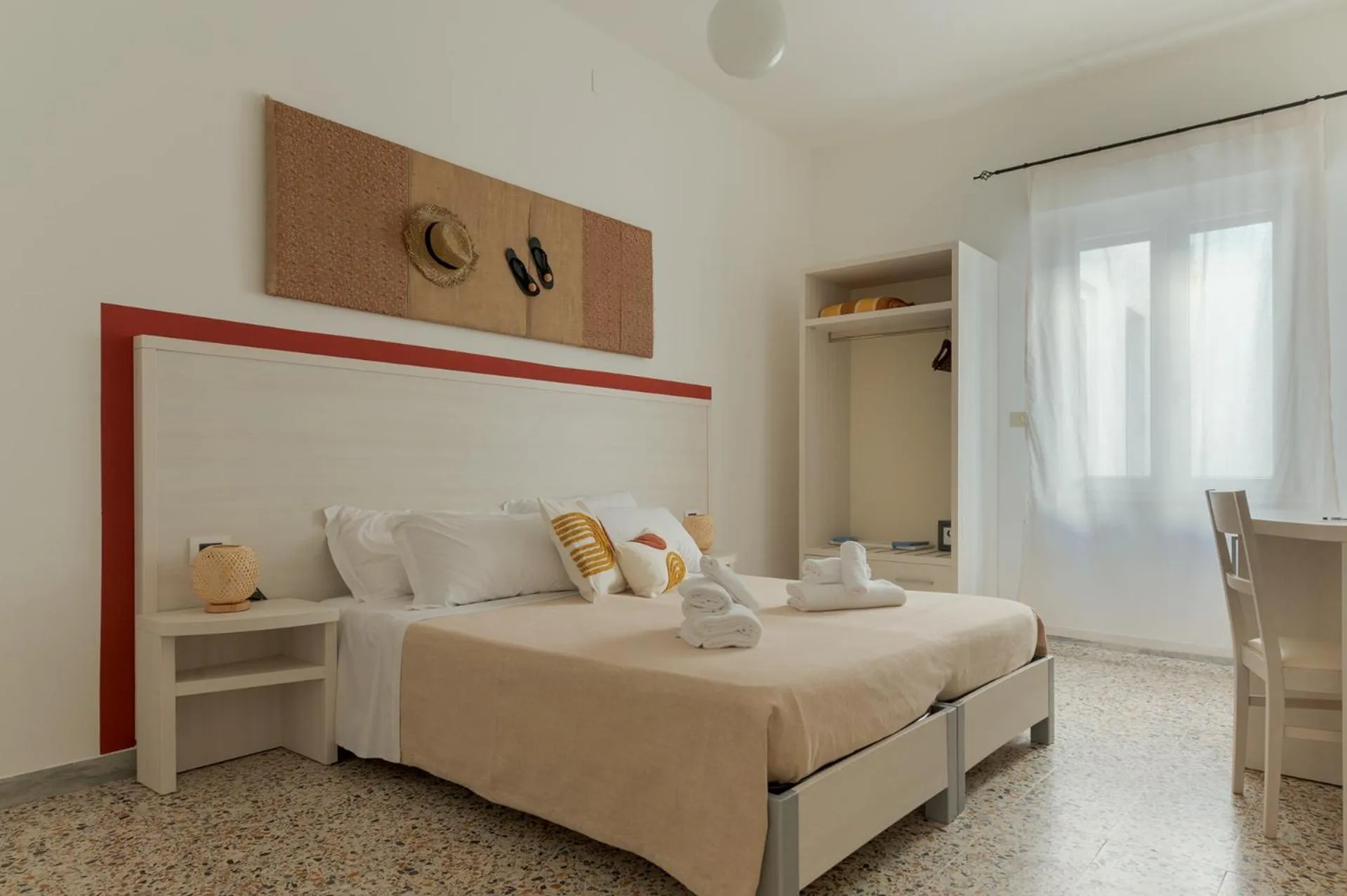 Bed in Hotel Maluentu