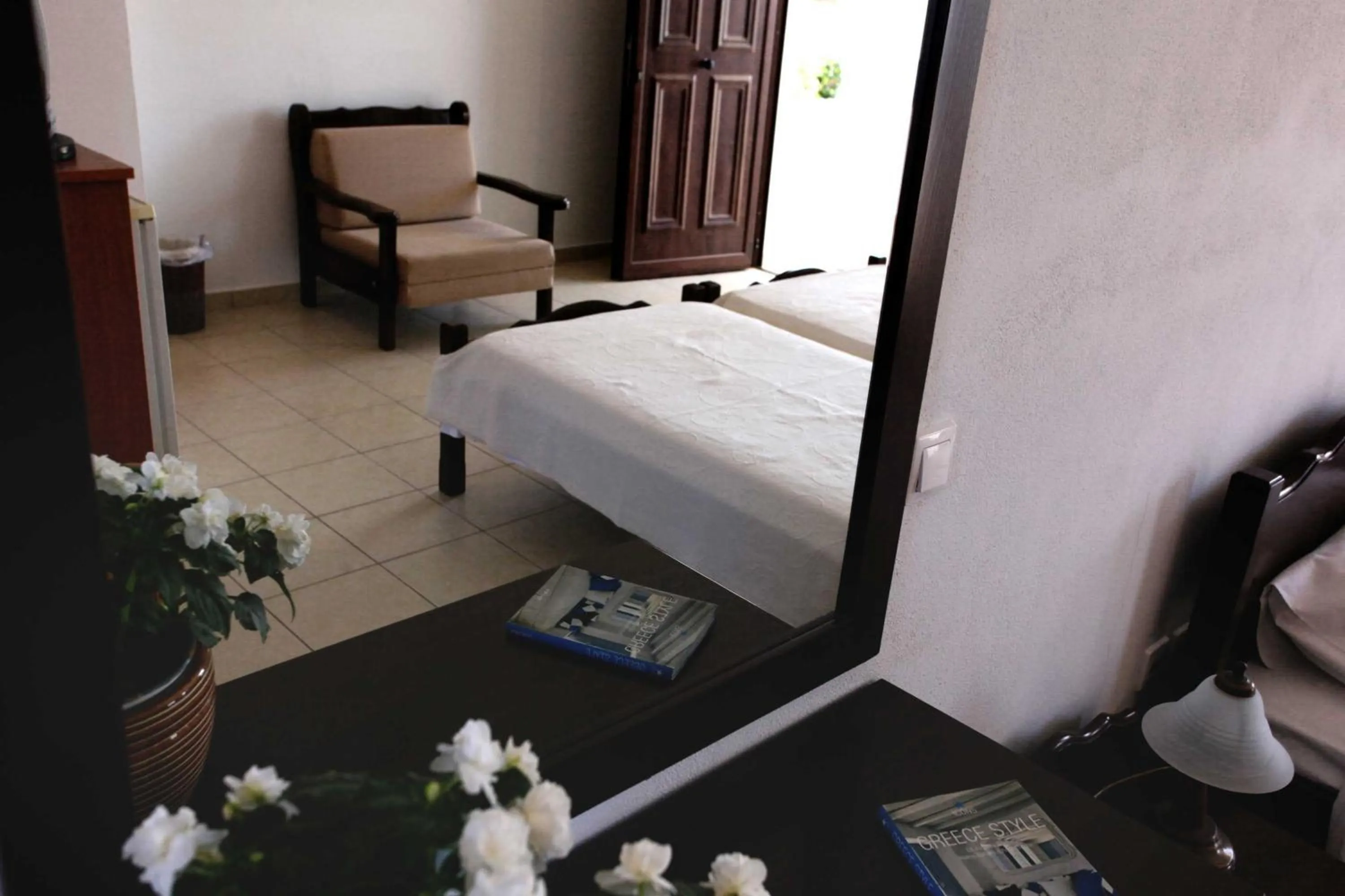 Decorative detail, Bed in Hotel Melikari