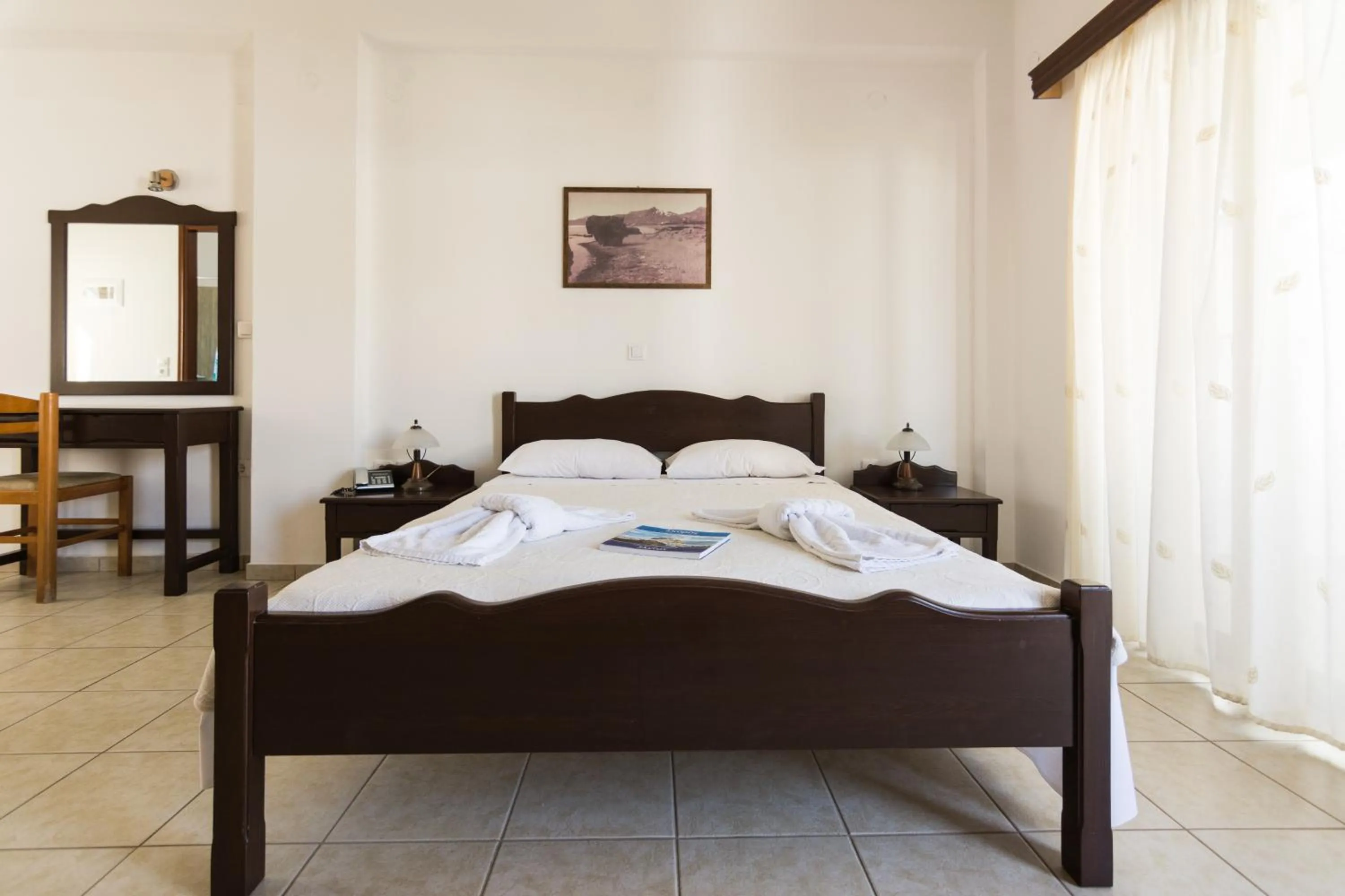 Bed in Hotel Melikari