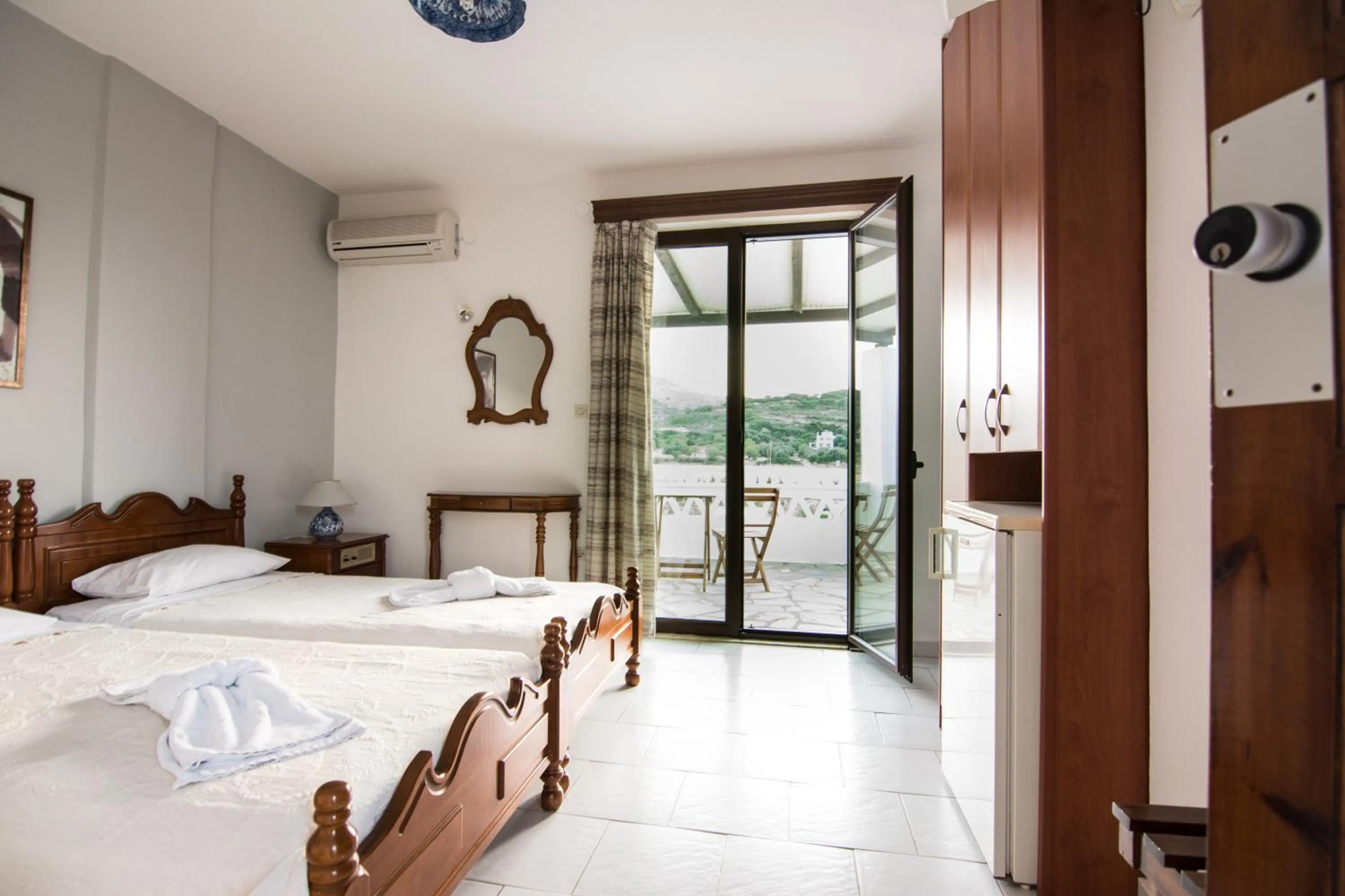 Bed in Hotel Melikari