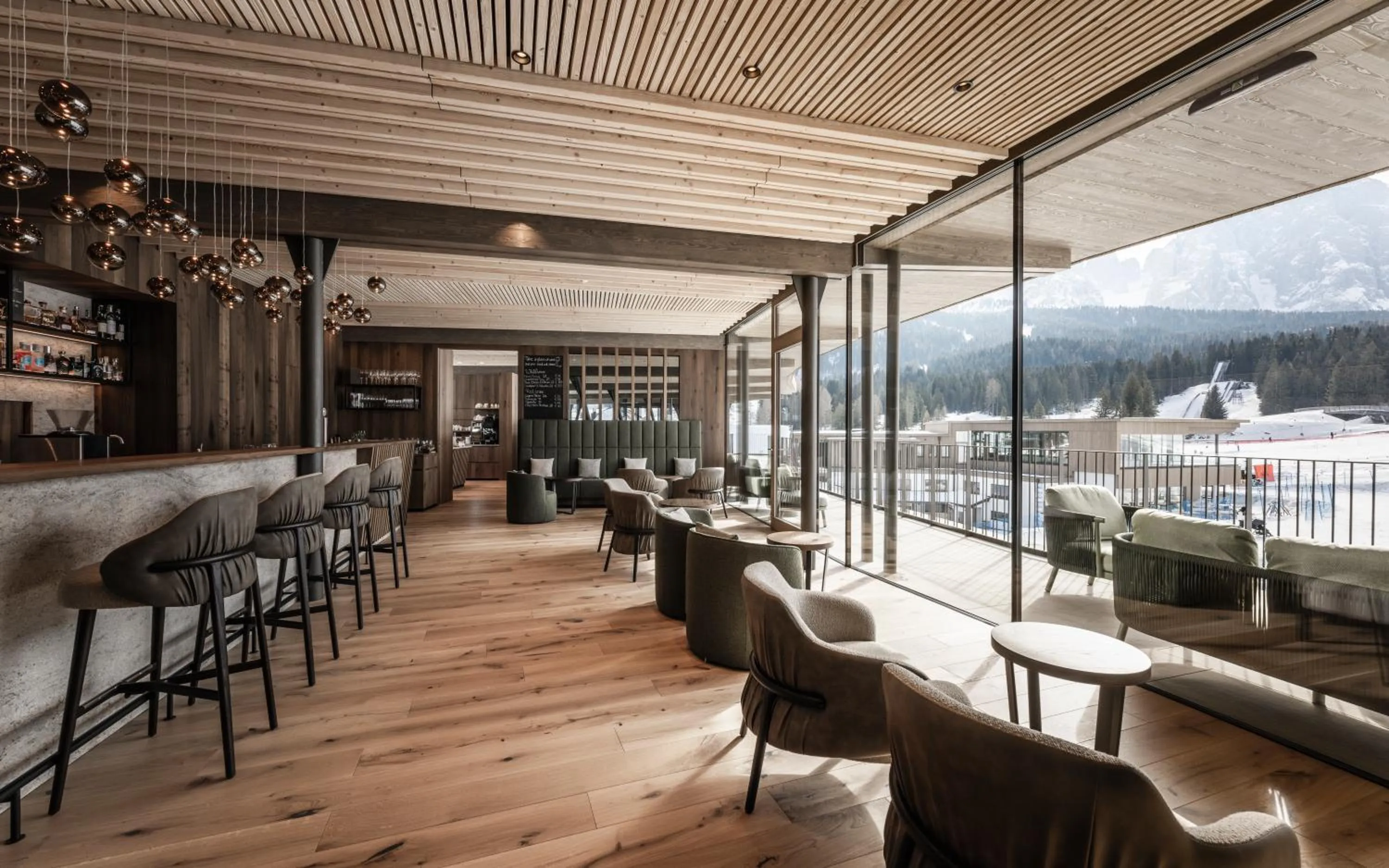 Lounge or bar in Cendevaves Alpine Silence