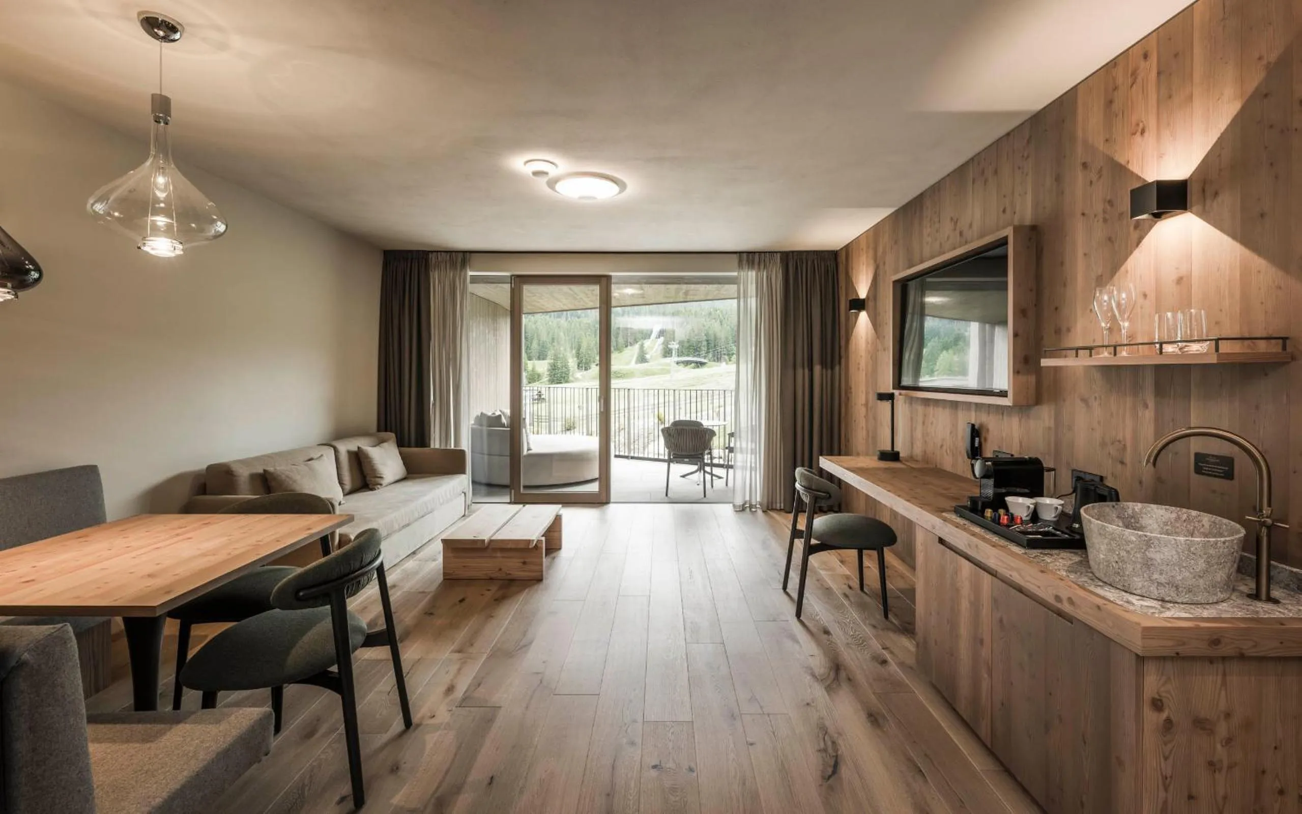 Living room in Cendevaves Alpine Silence