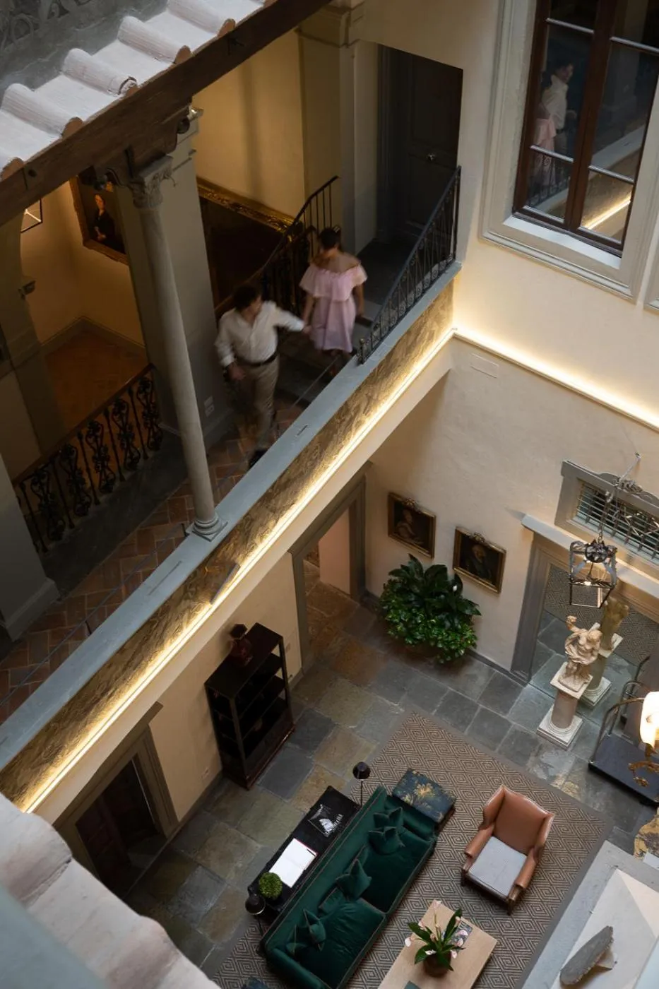 Lobby or reception in Palazzo Vecchietti - Residenza D'Epoca