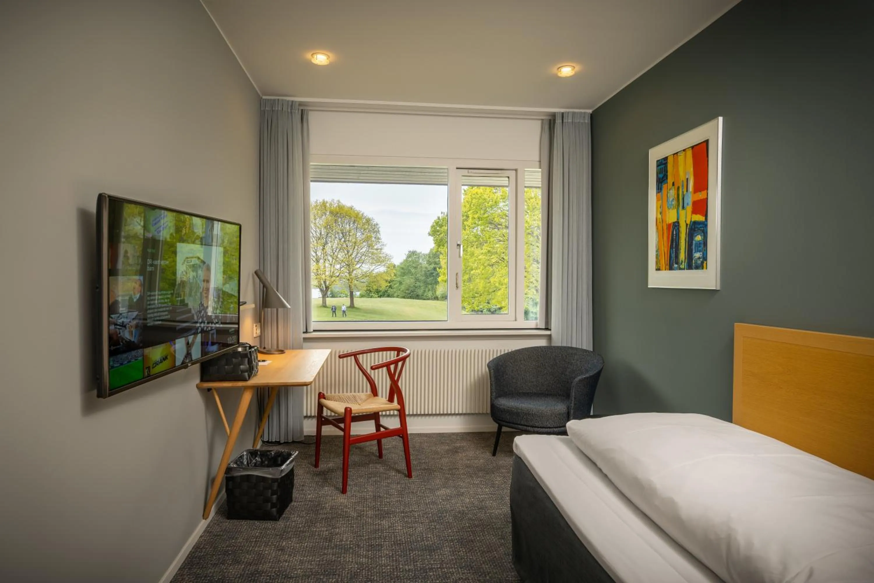 Bed in Skanderborg Park