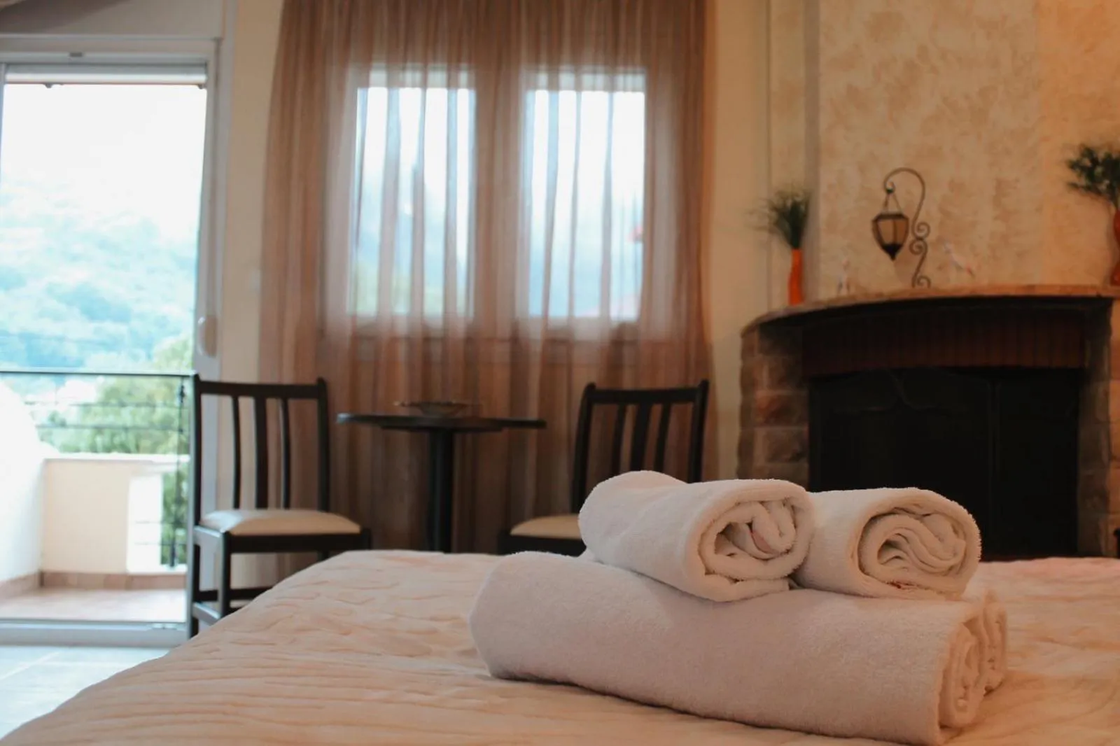 Bedroom, Bed in Enastron Hotel