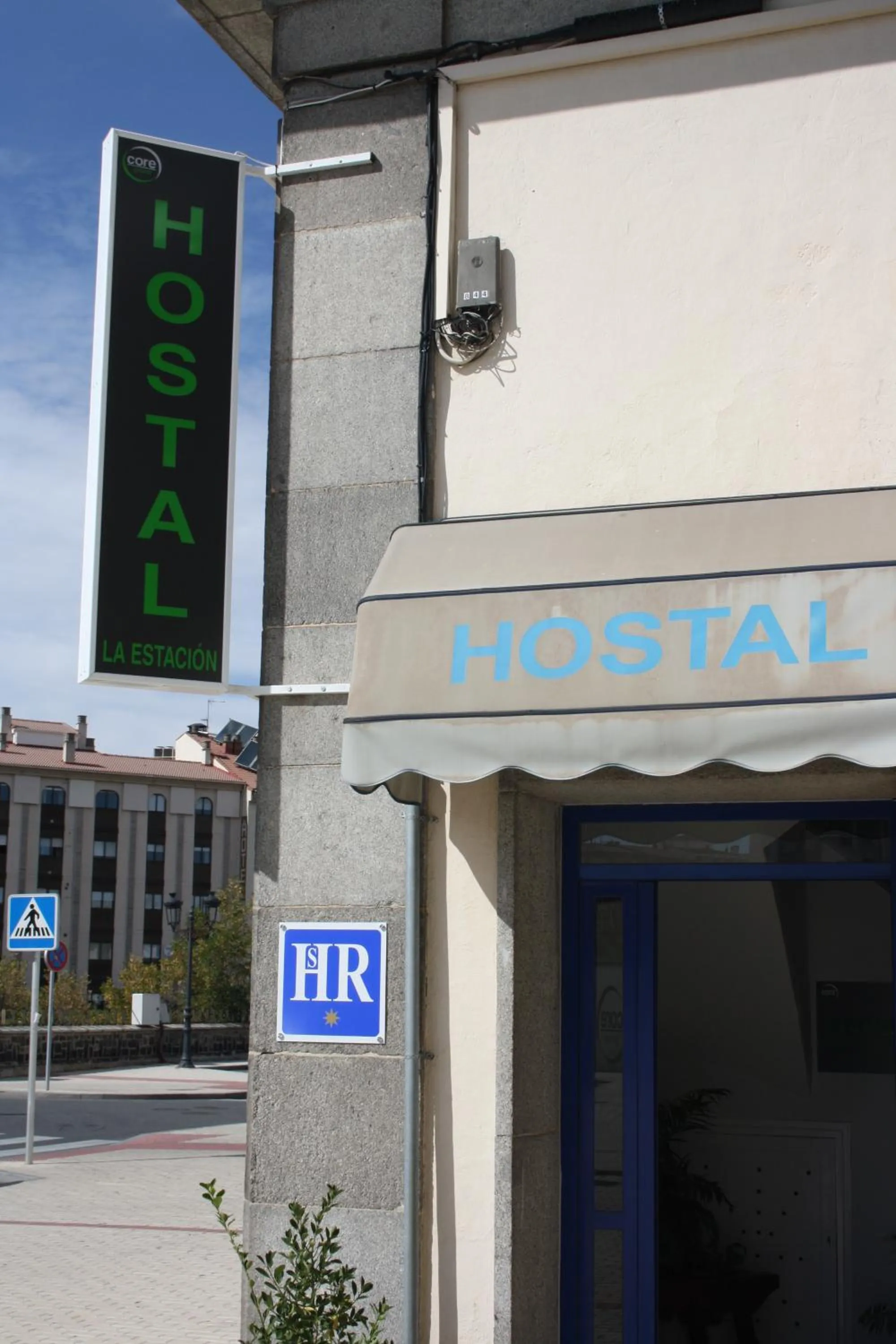 Facade/entrance in Hostal La Estación