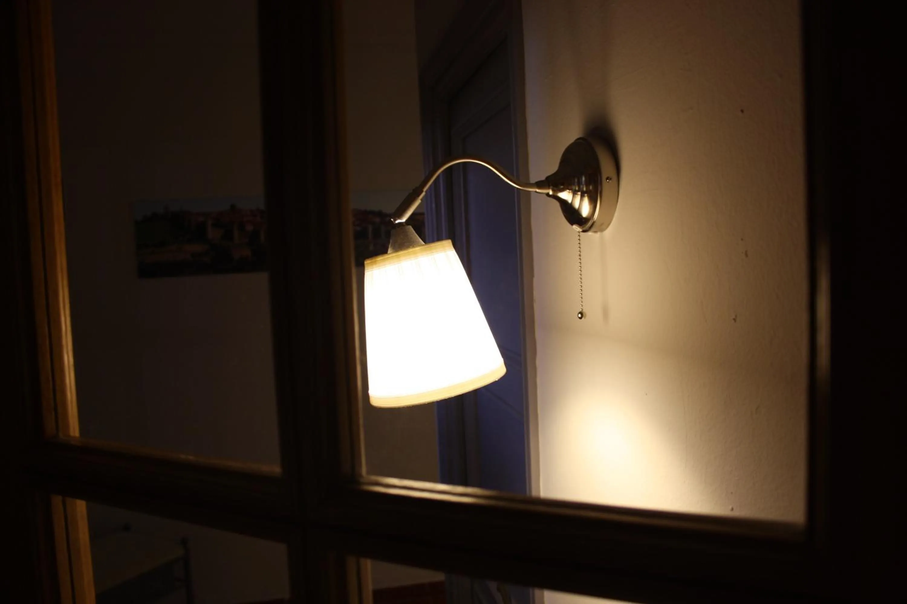 Decorative detail in Hostal La Estación