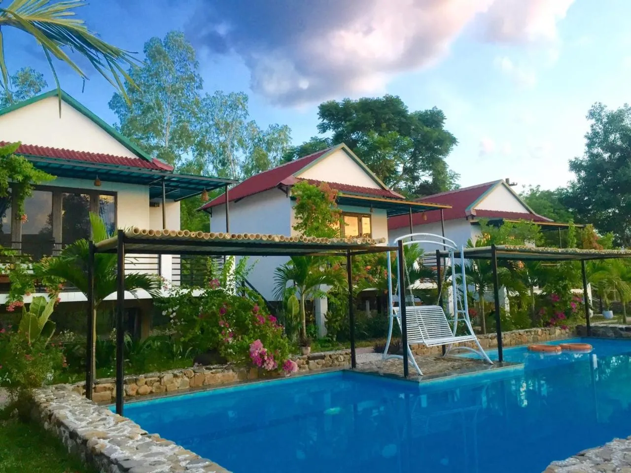 Patio in Palafita Bungalow