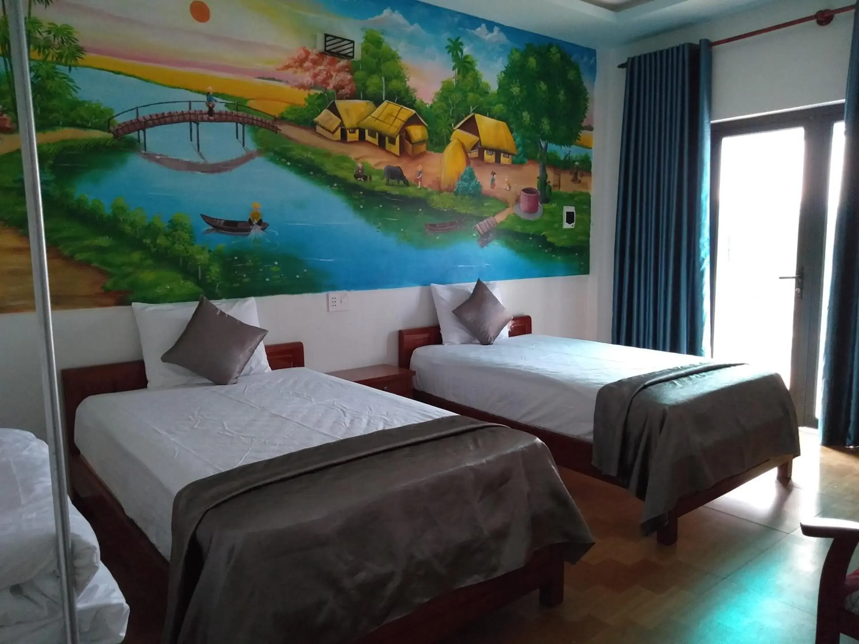 Quadruple Room with Mountain View in Palafita Bungalow Quadruple Room with Mountain View in Palafita Bungalow